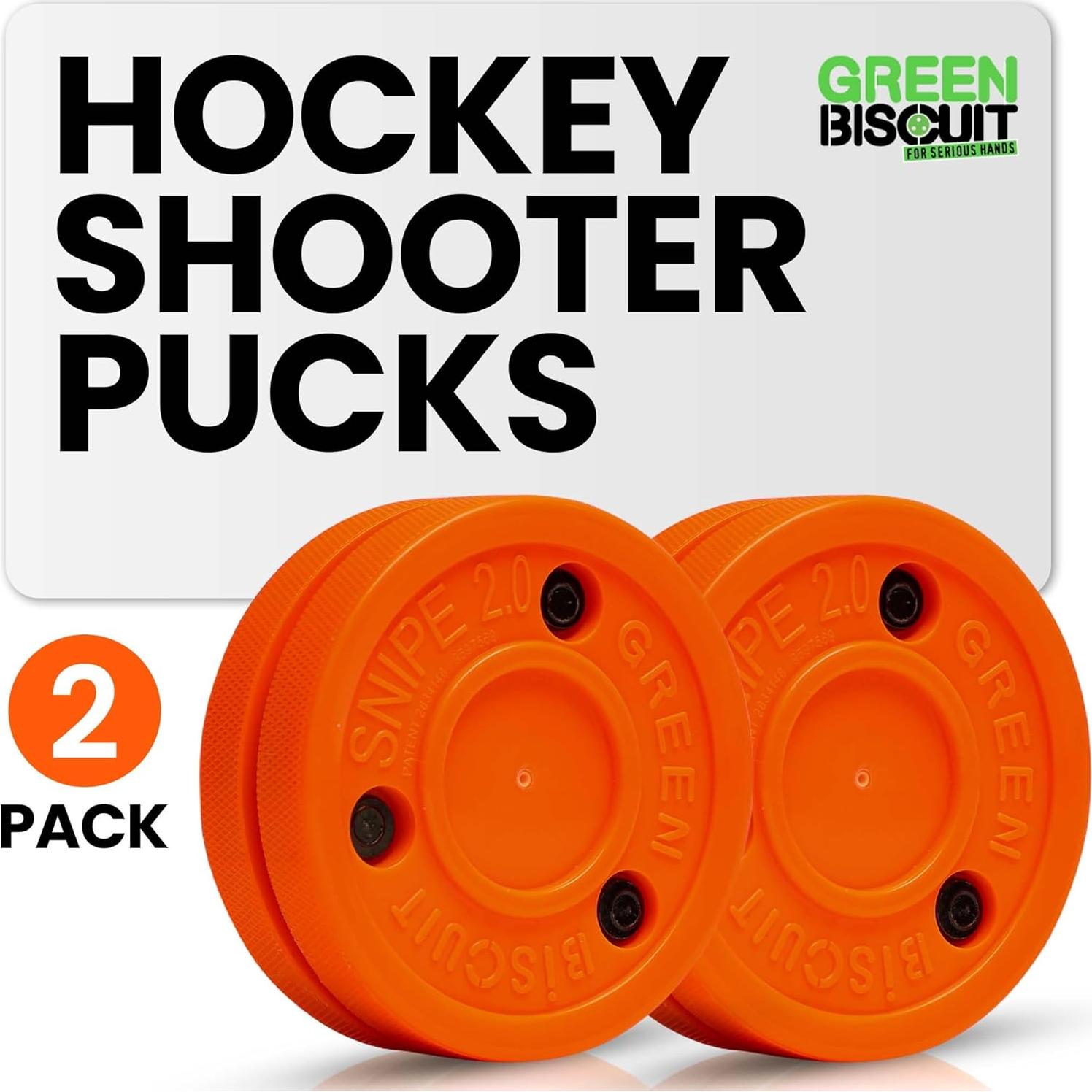 Disco de Hockey Green Biscuit Snipe 2.0 Naranja 2 Piezas