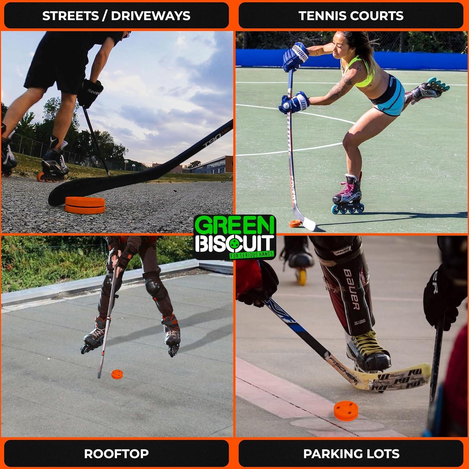 Disco de Hockey Green Biscuit Snipe 2.0 Naranja 2 Piezas