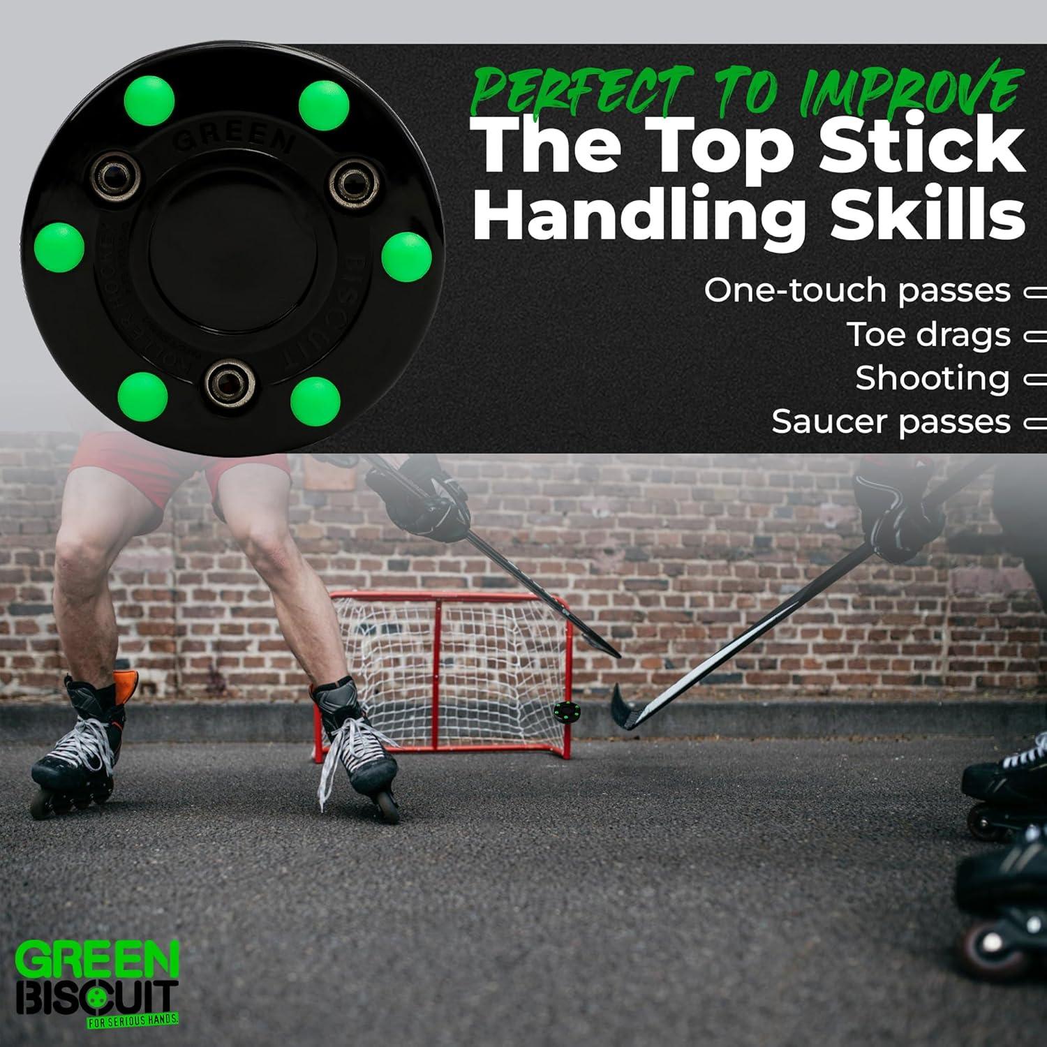 Disco de Hockey Green Biscuit Oficial NHL 7.62 cm - Práctica Callejera