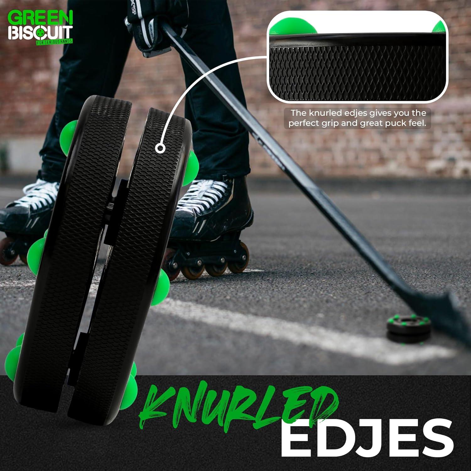 Disco de Hockey Green Biscuit Oficial NHL 7.62 cm - Práctica Callejera