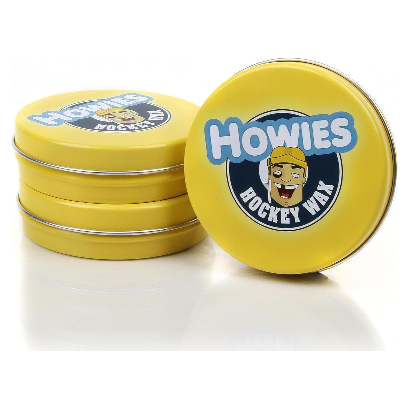 Cinta de Hockey Howies 3-Pack Negra y Blanca con Cera