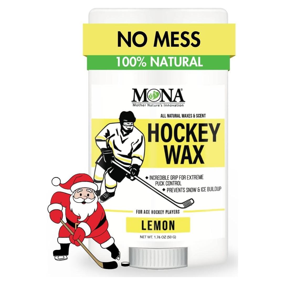 Cera de Hockey Natural MONA Brands 1-Pack Limón | Protección Premium