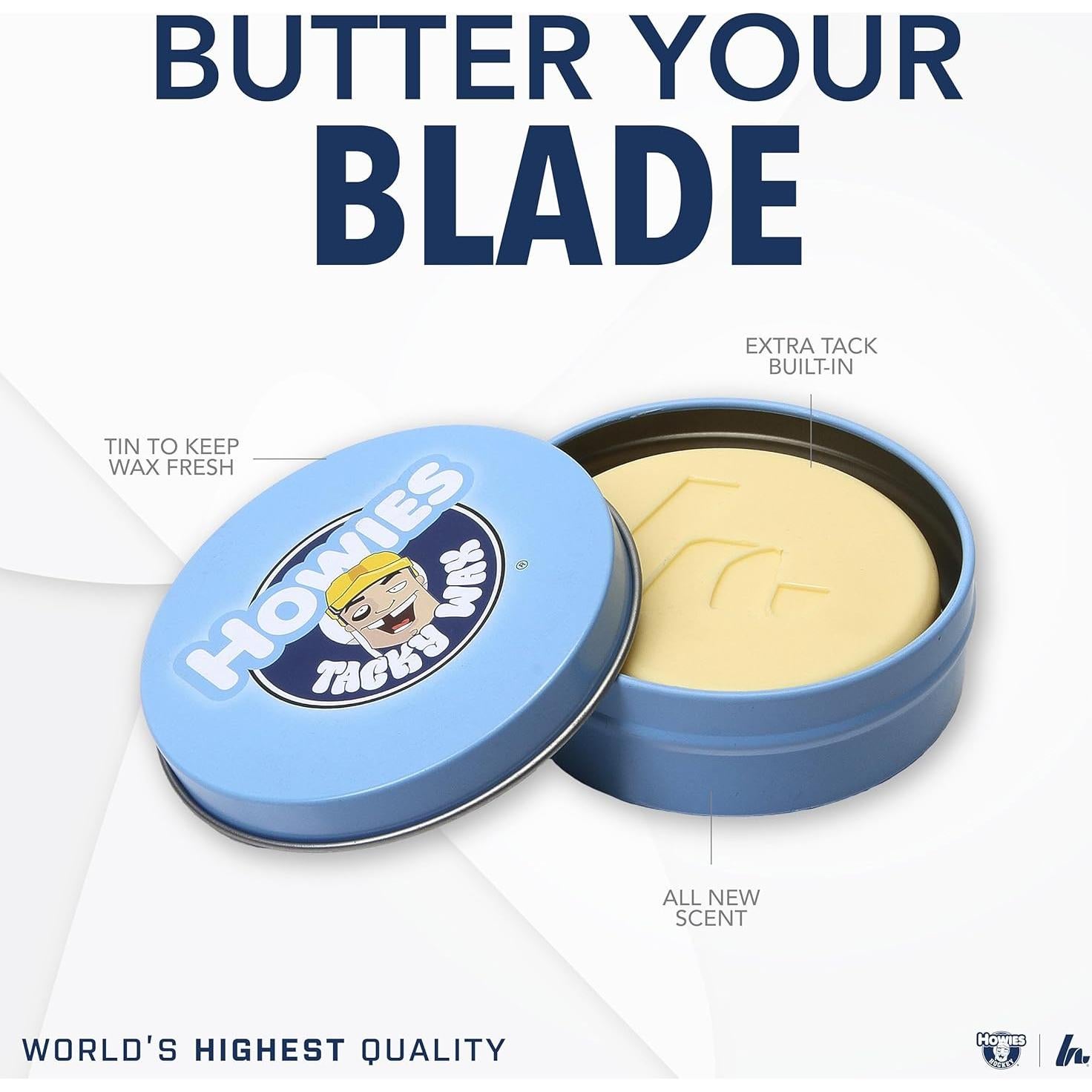 Cera Adherente Howies 3-Pack para Palos de Hockey - Alto Rendimiento