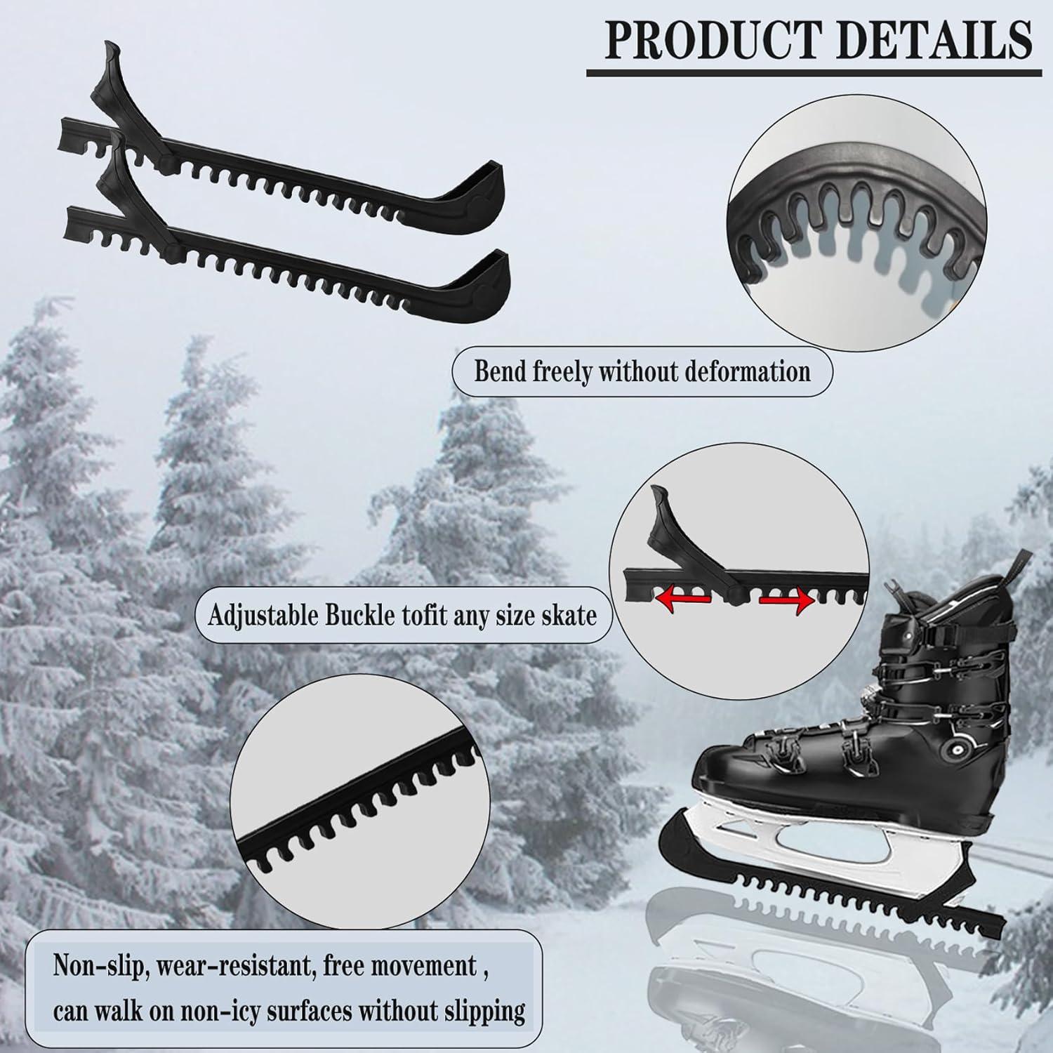 Protectores de Patines de Hielo FVFVAHO Ajustables para Adultos y Niños