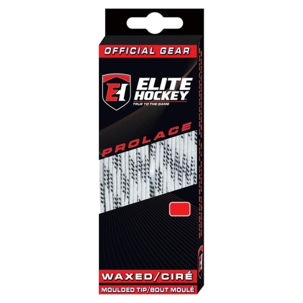 Cuerdas de Patín de Hielo Elite Waxed Prolace 304.8 cm Blanco