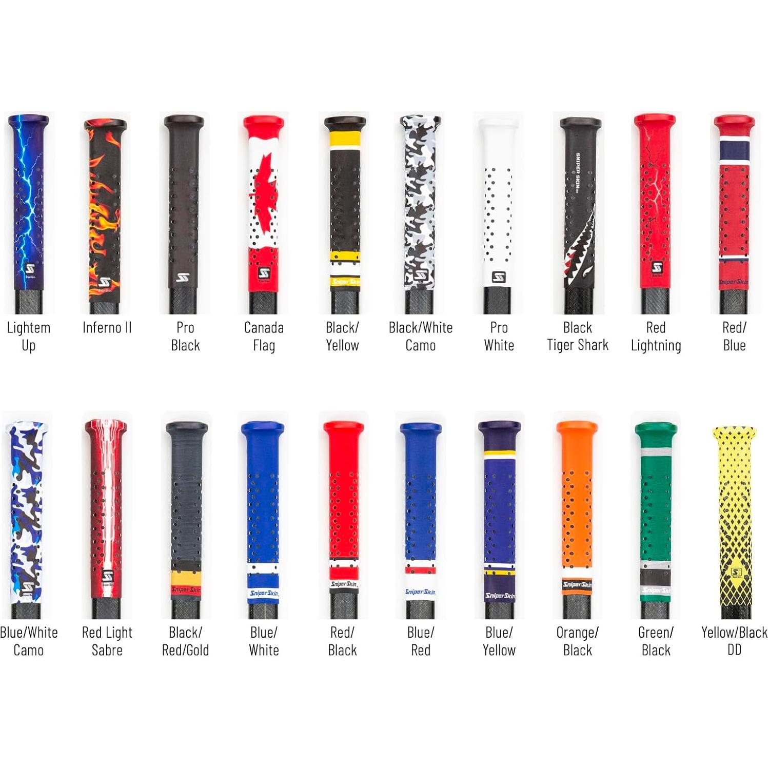 Agarre de Hockey Sniper Skin ICT - Ajustable, Duradero, 19.05 cm