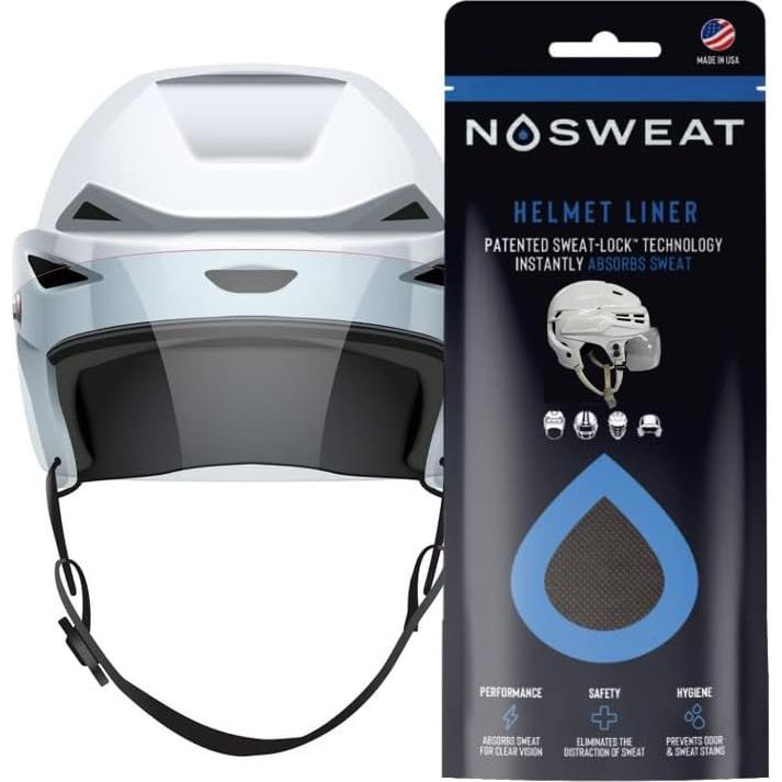 Forros para Casco de Hockey NoSweat - Absorbe Sudor - NHL