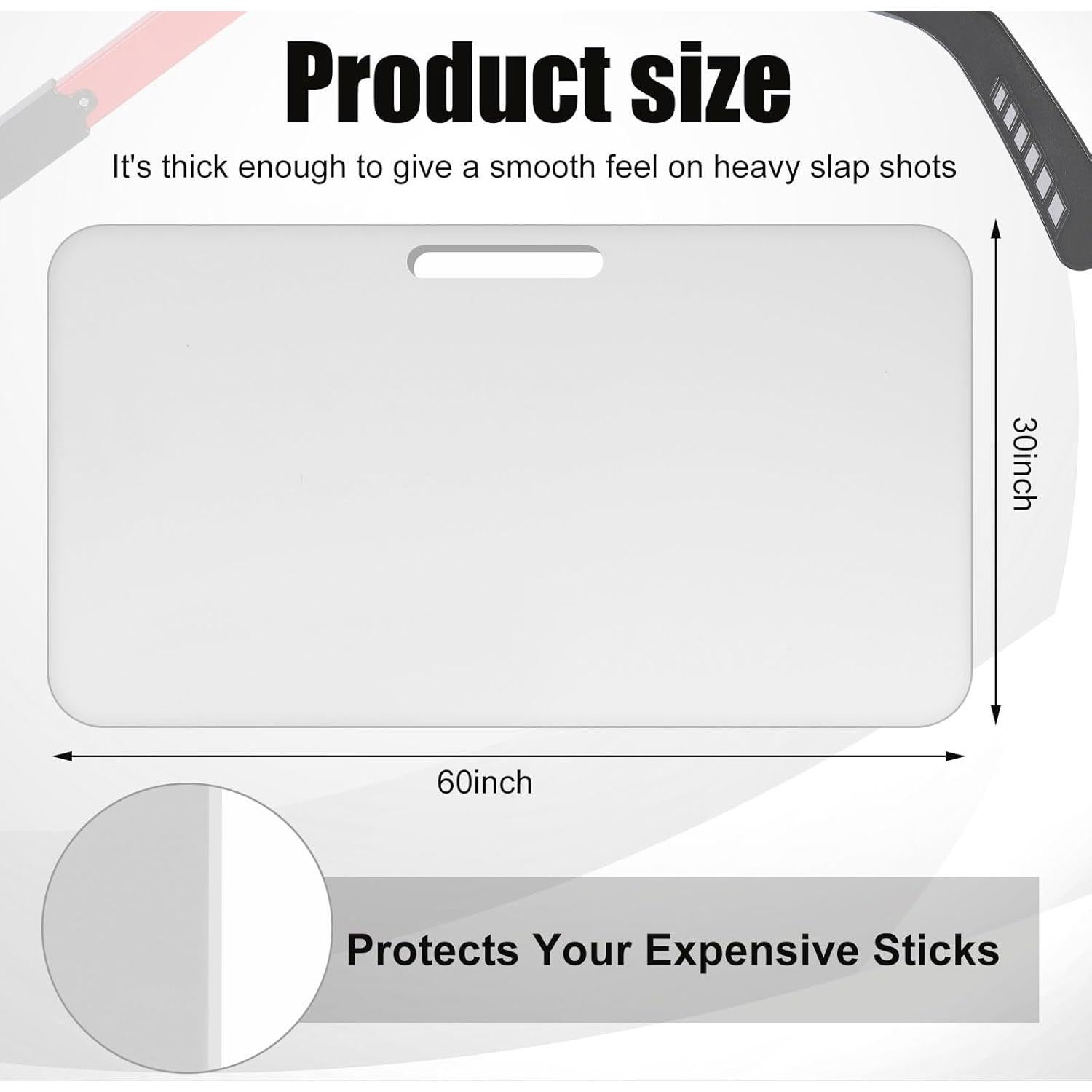 Pad de Hockey Timgle 76x152 cm para Entrenamiento Off-Ice