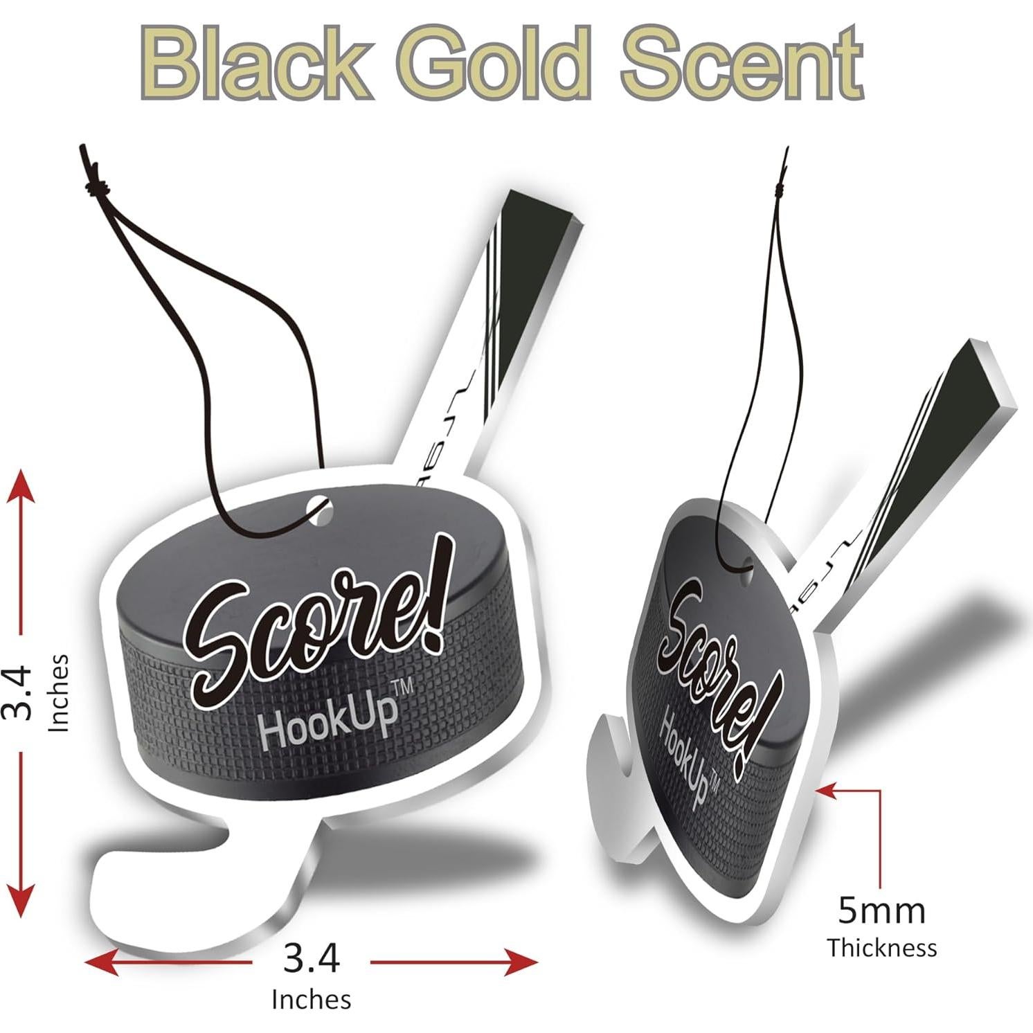 Ambientador de Coche HookUp - 50 Unidades Aroma Oro Negro