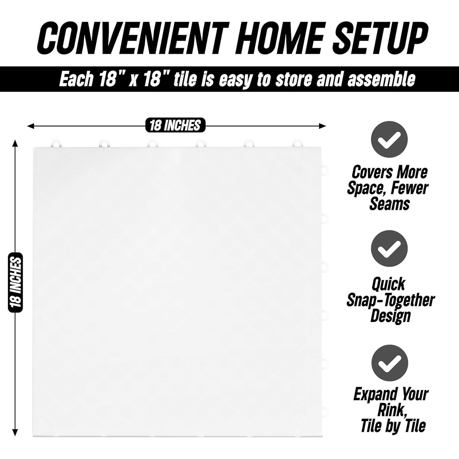 Azulejos de Suelo Seco Extreme Mejor Hockey 10-Pack 2.09 m²