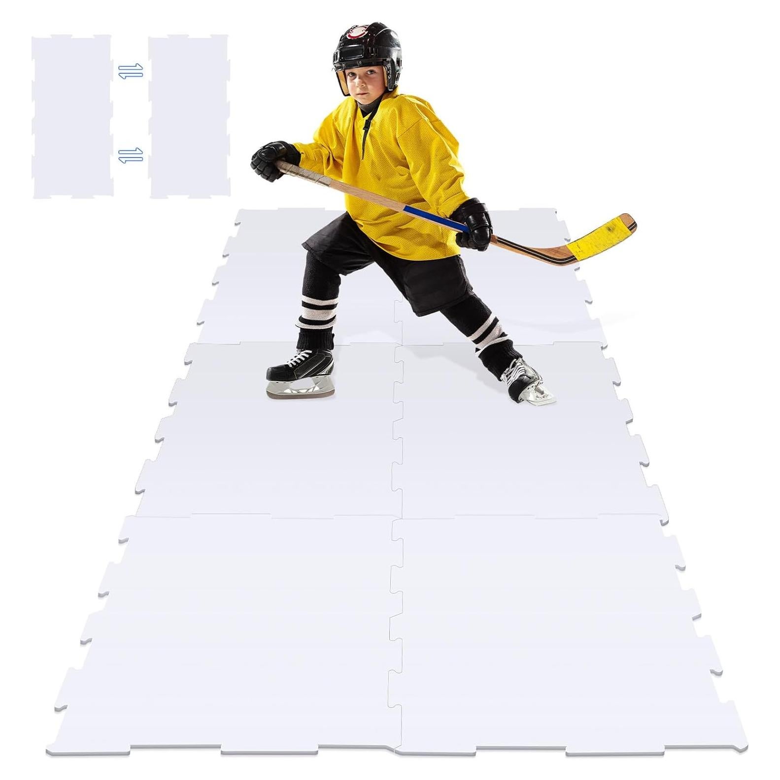 Baldosas de Hielo Sintéticas Maasechs para Hockey 19x38 cm