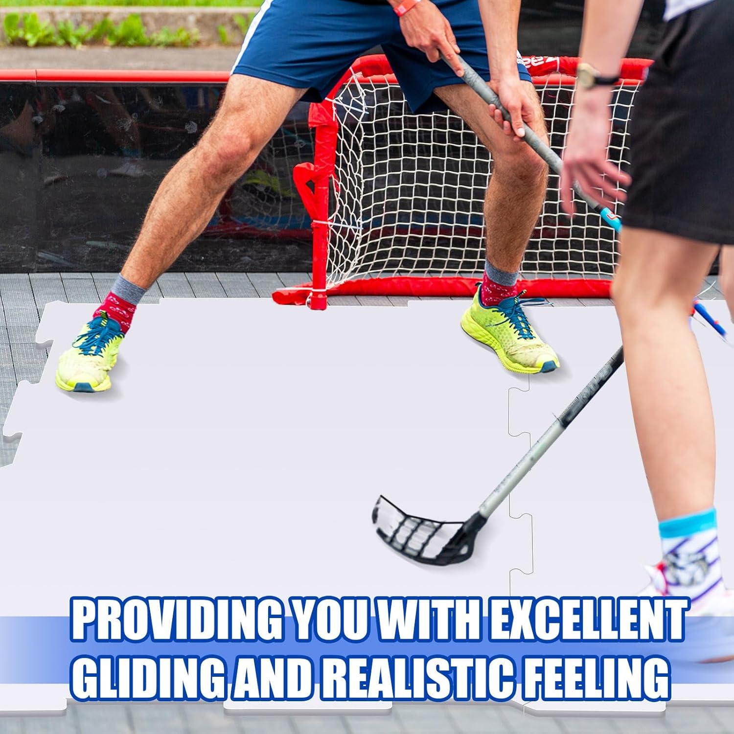 Baldosas de Hielo Sintéticas Maasechs para Hockey 19x38 cm