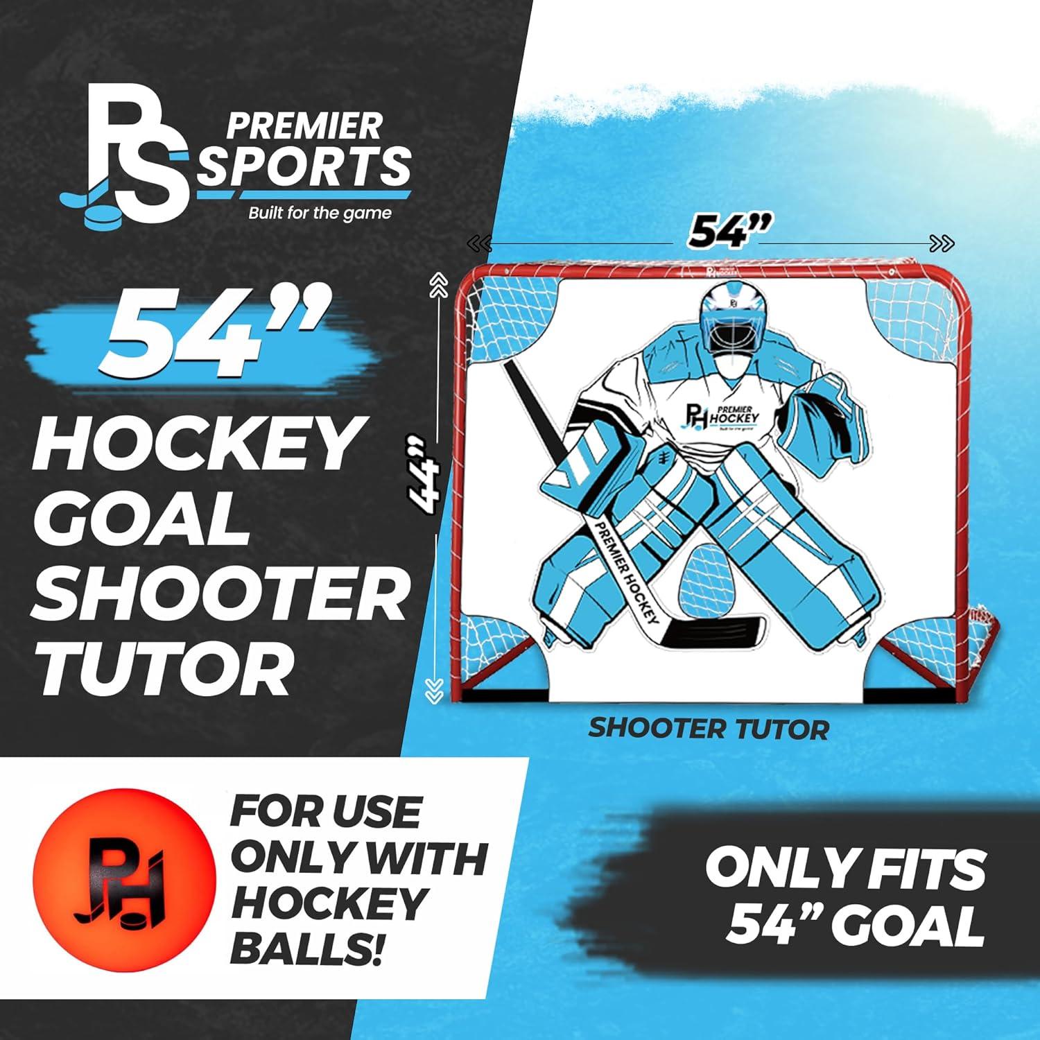 Tutor de Tiro de Hockey Premier Sports 54" (137 cm) Nylon