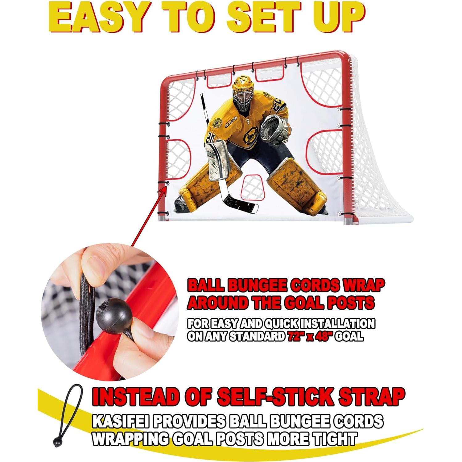 Red de Hockey Kasifei 1.83m x 1.22m - Tutor de Tiro