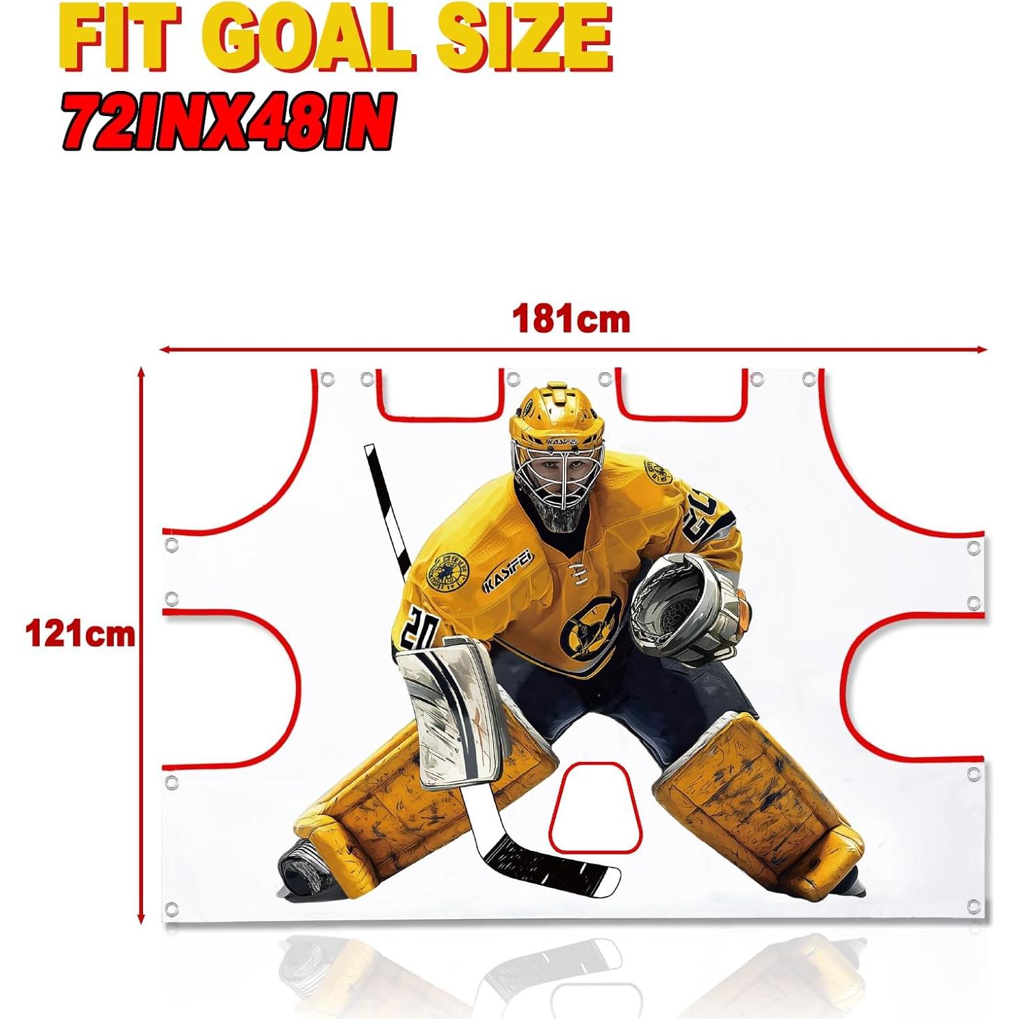 Red de Hockey Kasifei 1.83m x 1.22m - Tutor de Tiro