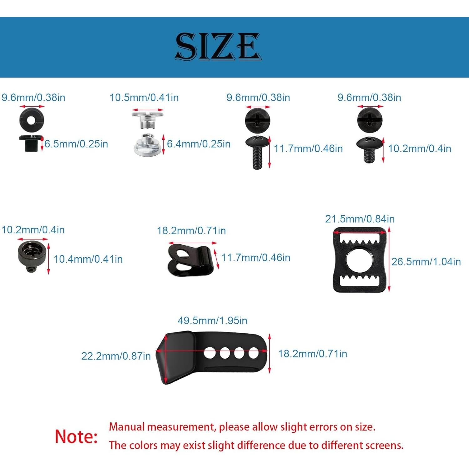 Kit de Reparación de Casco de Hockey Fortunemee 44 Piezas