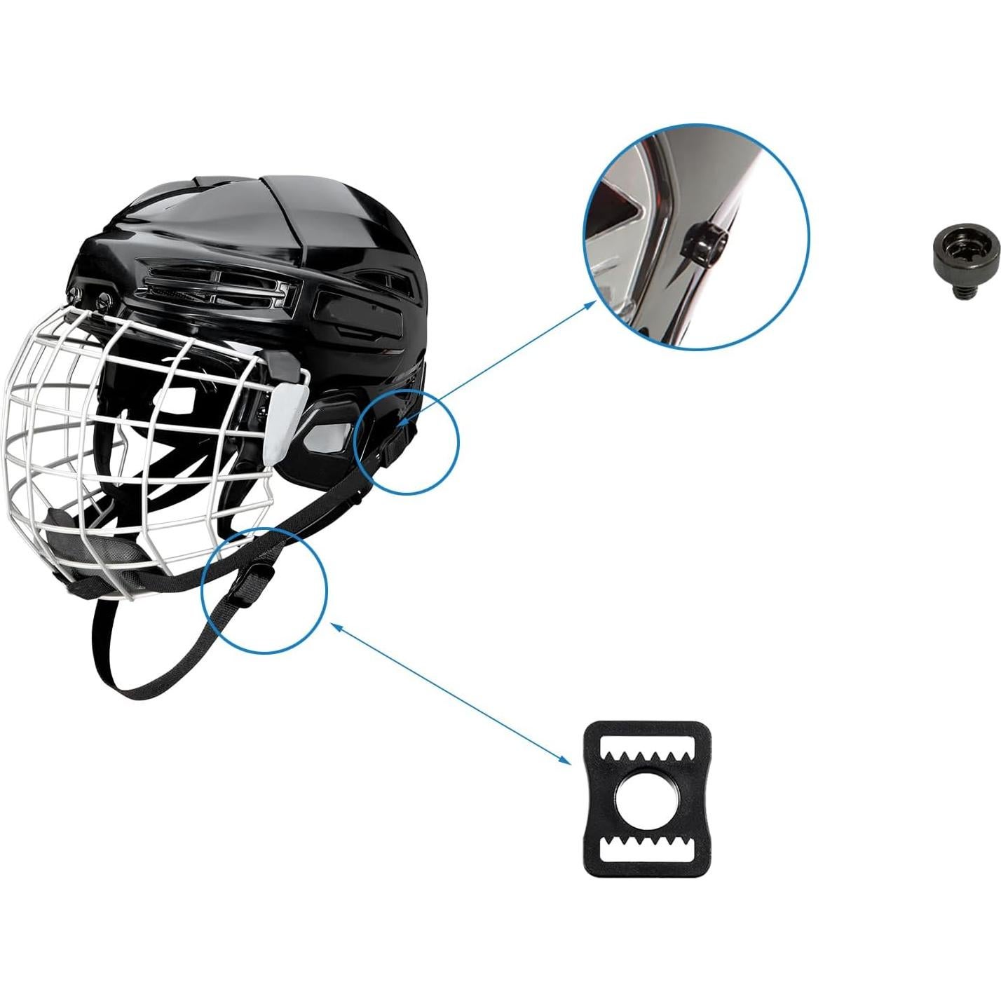 Kit de Reparación de Casco de Hockey Fortunemee 44 Piezas