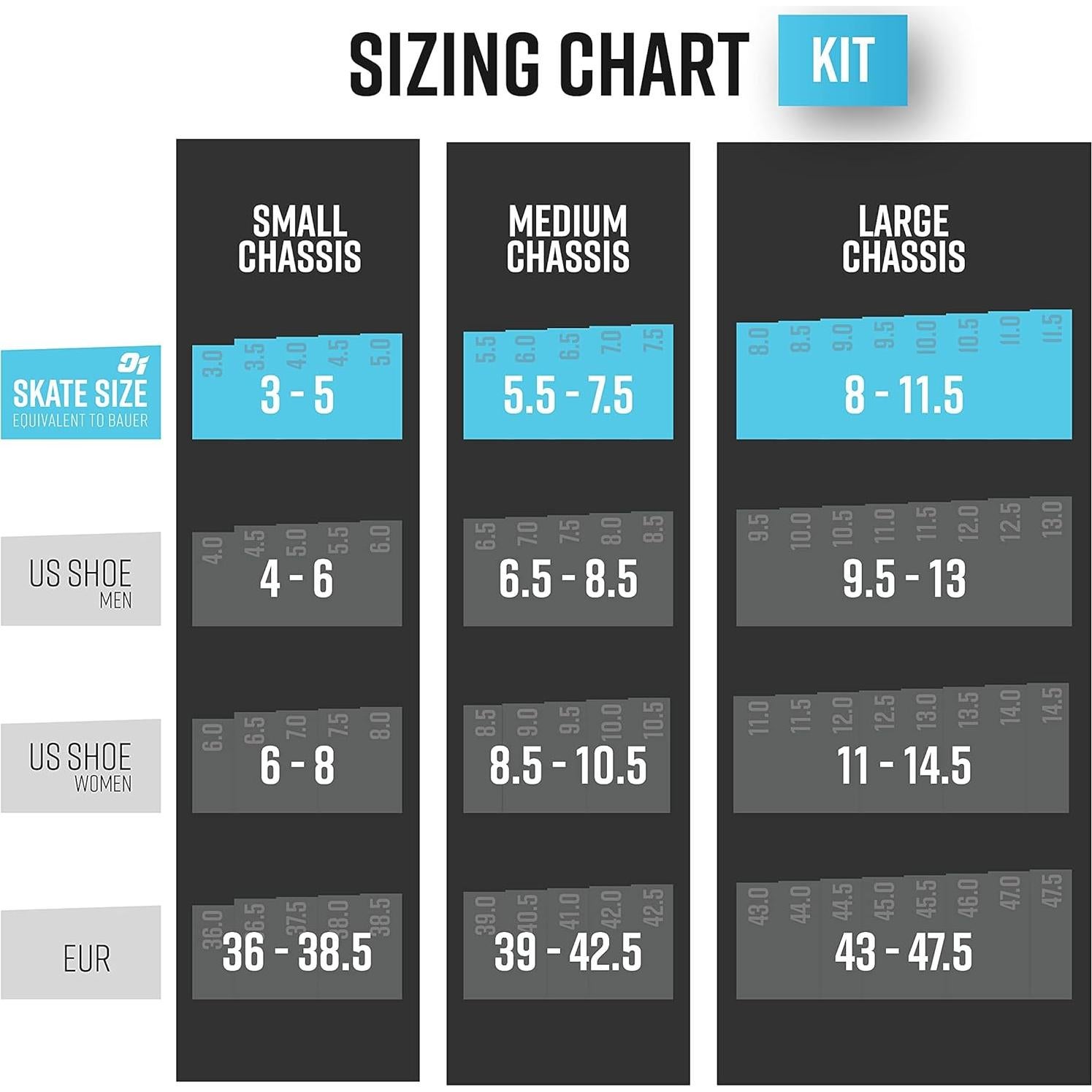 Chasis Marsblade O1 para Patines de Hockey - Simula Hielo