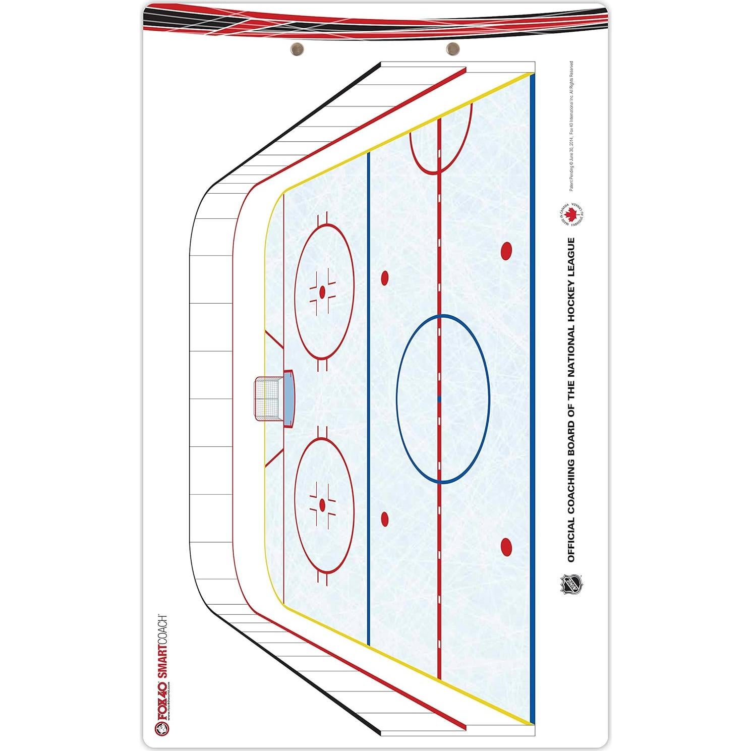 Pizarra SmartCoach Pro Fox 40 para Hockey sobre Hielo