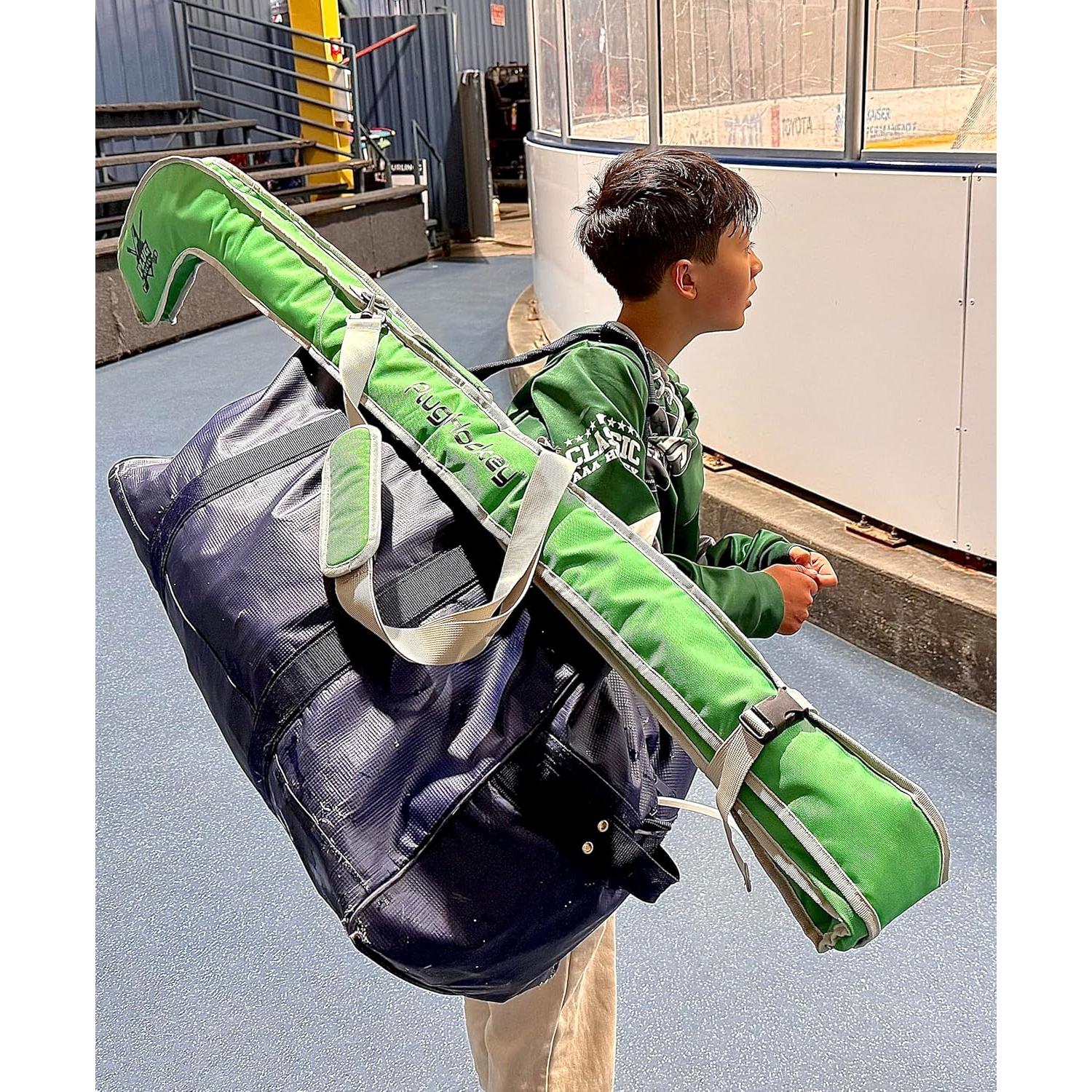 Bolsa de Palos de Hockey Plug Acolchada 185 cm con Correa Ajustable