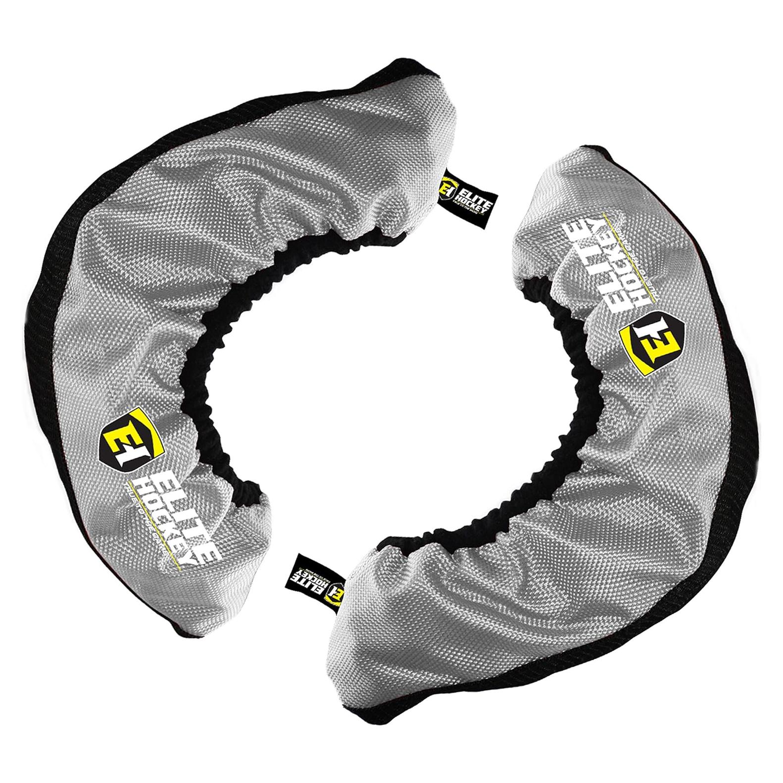 Soakers de Hockey Elite Pro-Blade Gris Plateado Grande 6-12