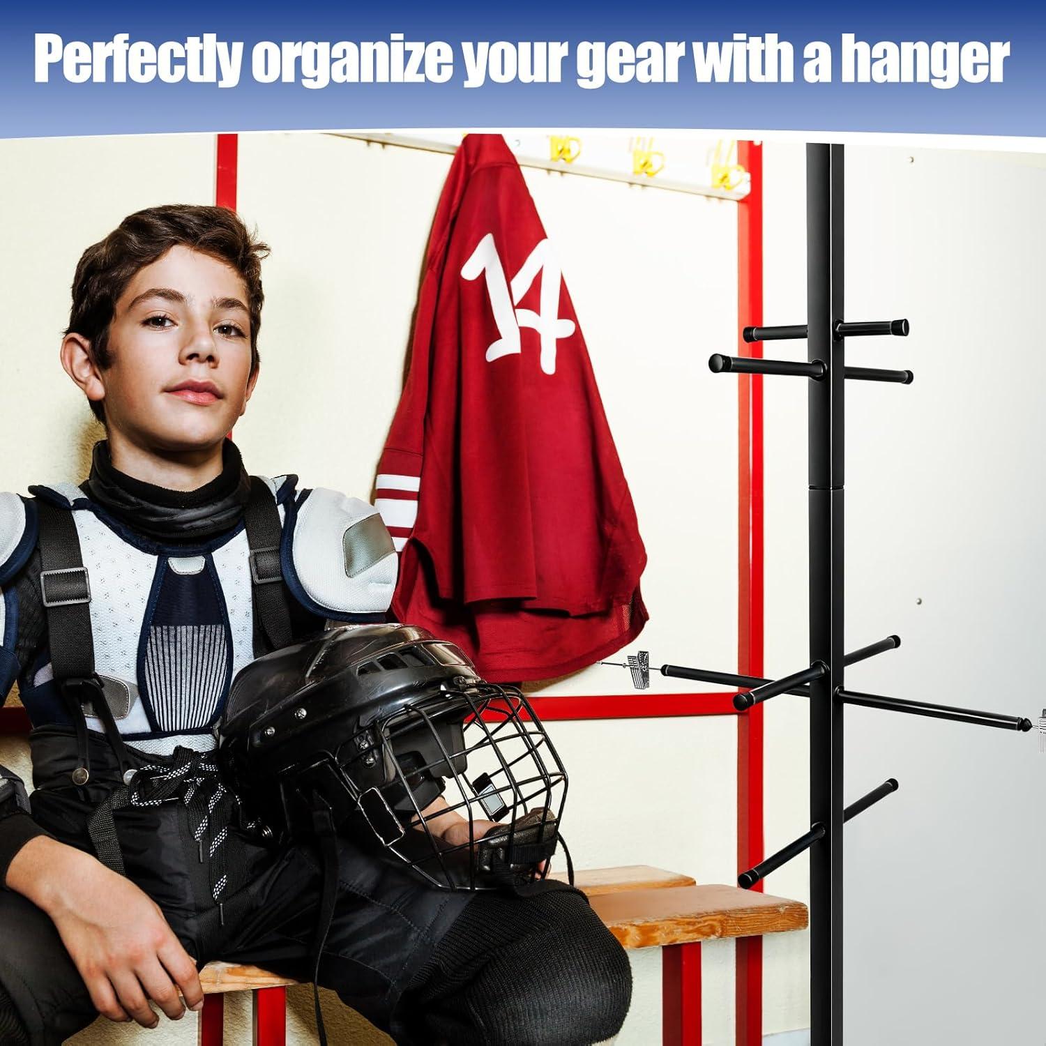 Soporte para Secado de Equipos de Hockey Dunzy 139.7x55.9cm Negro