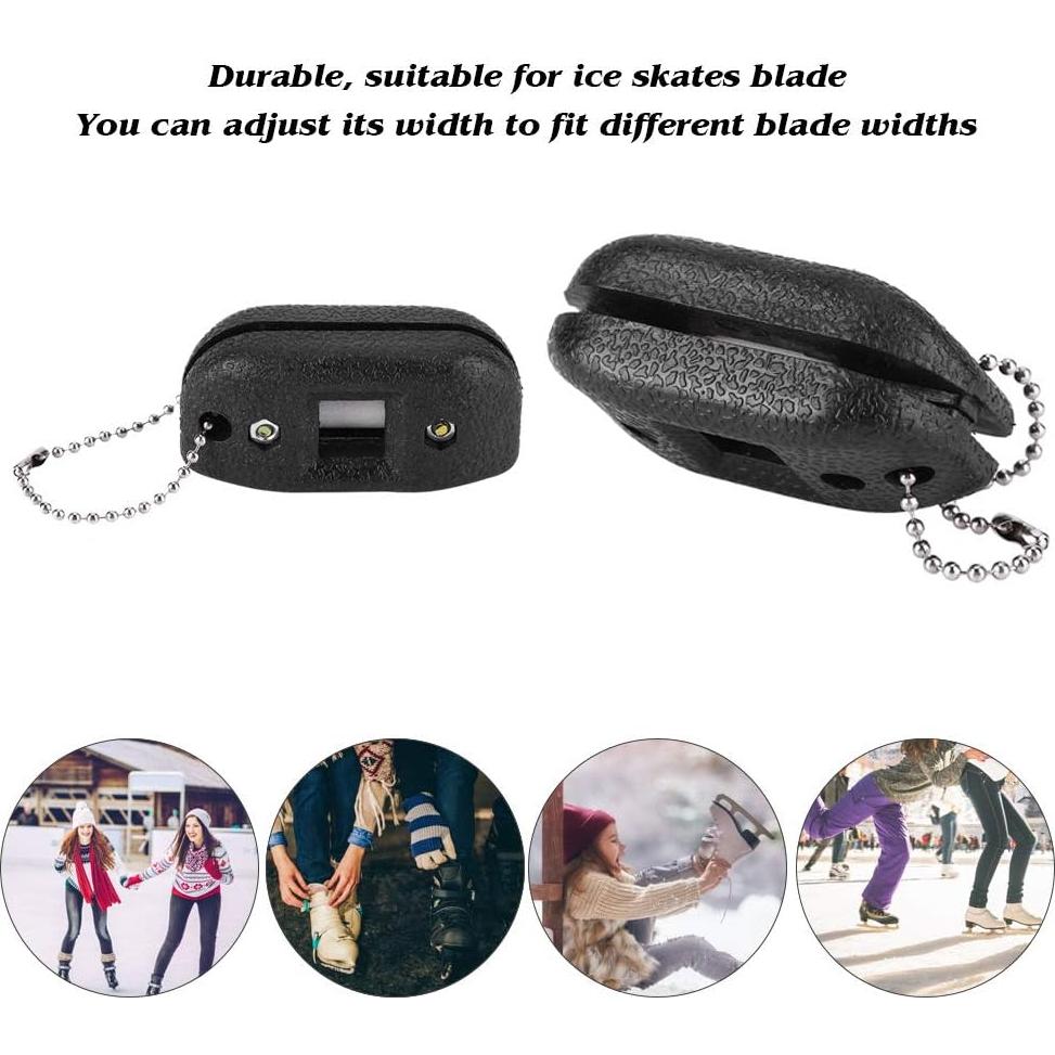 Afilador de cuchillas de patines de hielo Bnineteenteam portátil