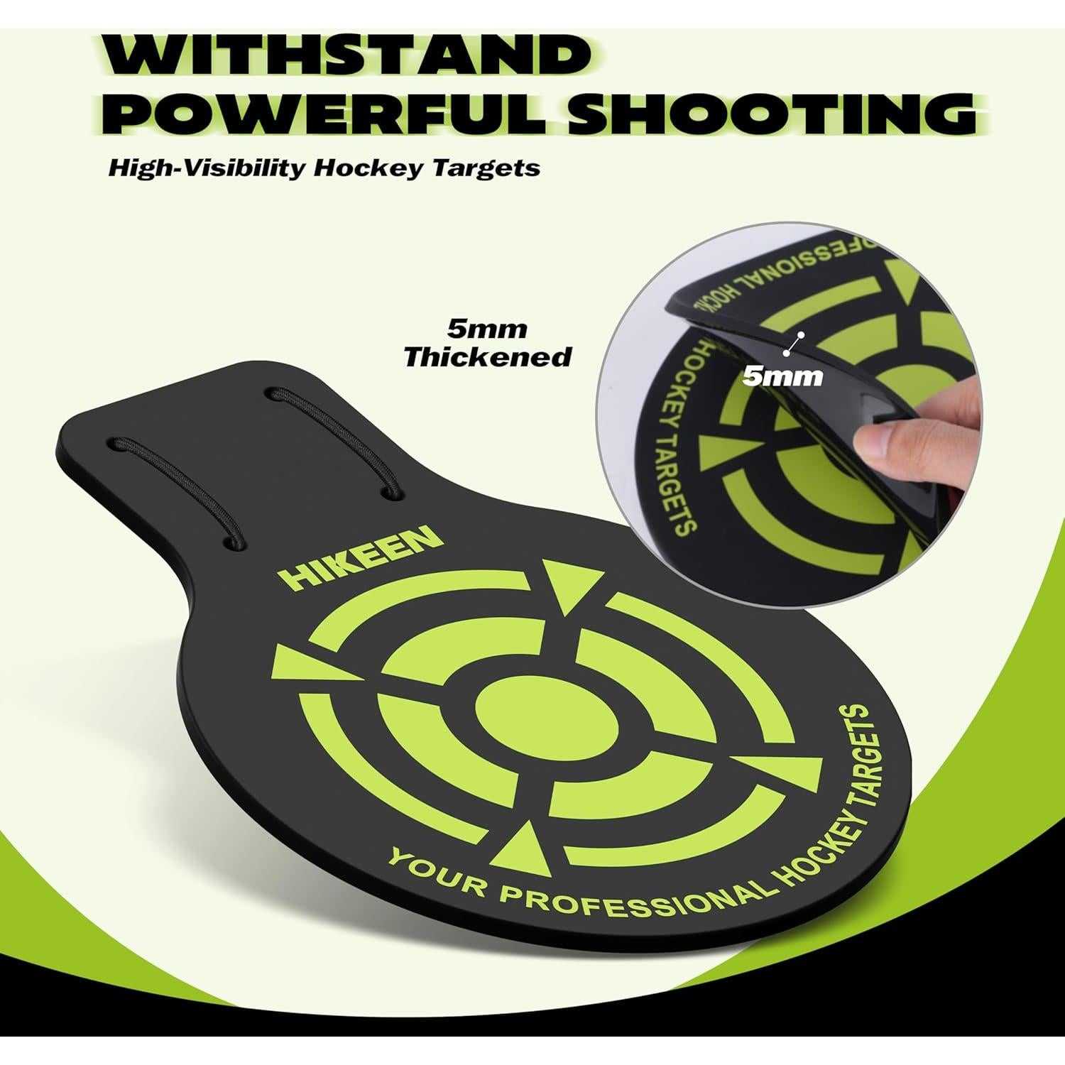 Objetivos de Hockey Hikeen 4 Pcs PVC 5mm para Entrenamiento