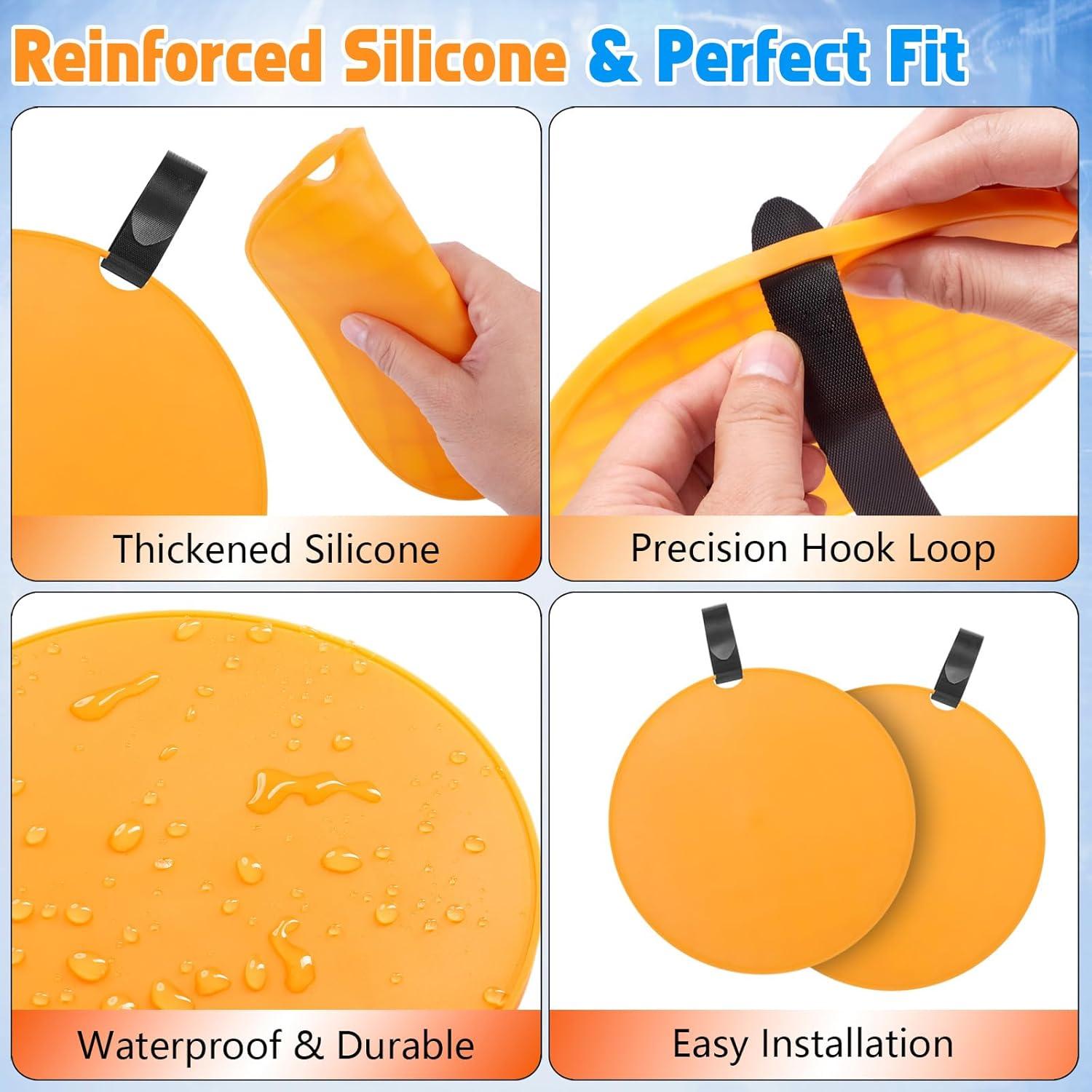 Discos de Objetivo de Tiro de Silicona JUNNEE 2x15.24cm