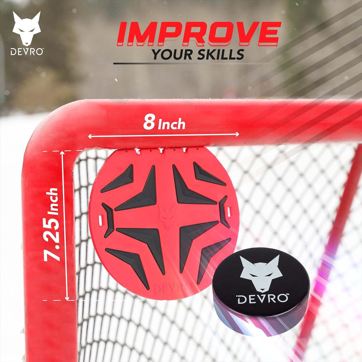 Objetivos de Hockey Magnéticos Devro Sharpshooter - 4 Piezas