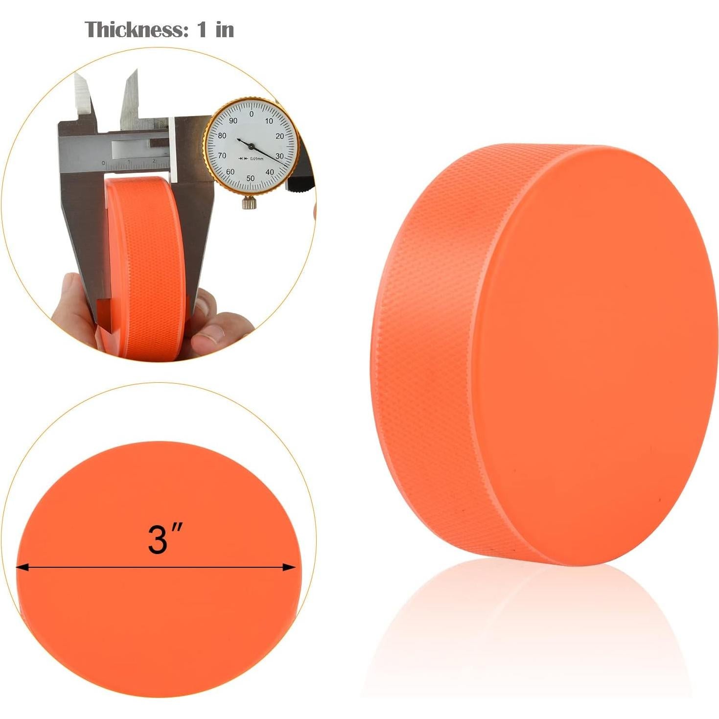 Discos de Hockey sobre Hielo Cosmos - Juego de 2 Piezas, 7.62 cm