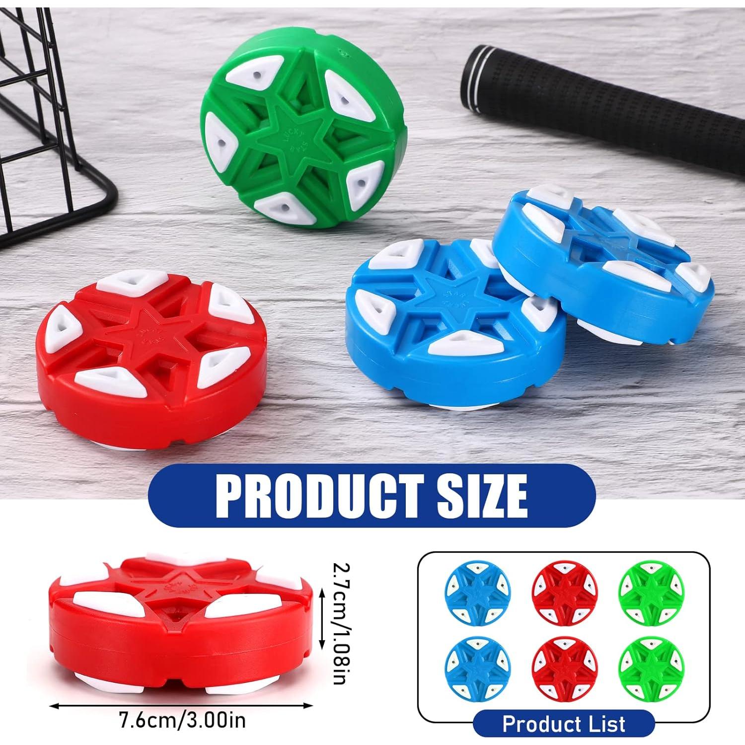 Packs de 6 Pucks de Hockey TOBWOLF para Entrenamiento Exterior