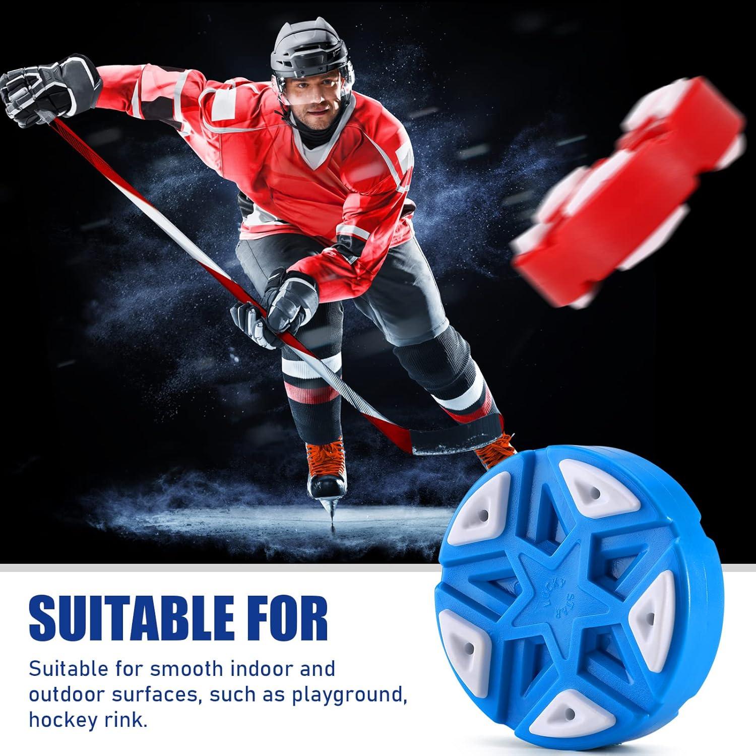 Packs de 6 Pucks de Hockey TOBWOLF para Entrenamiento Exterior