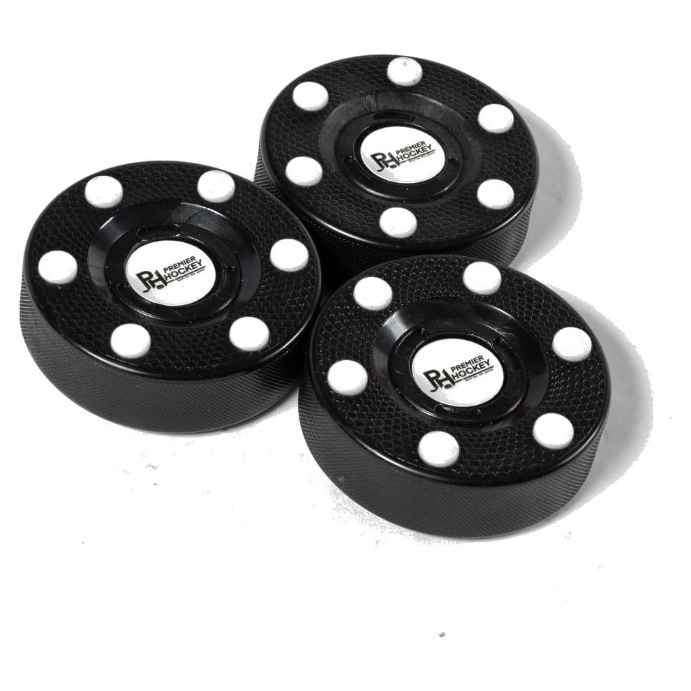 Paquete de 3 Pucks de Hockey Premier Sports - 7.62 cm