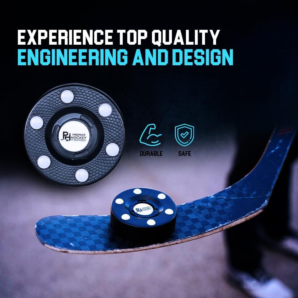 Paquete de 3 Pucks de Hockey Premier Sports - 7.62 cm