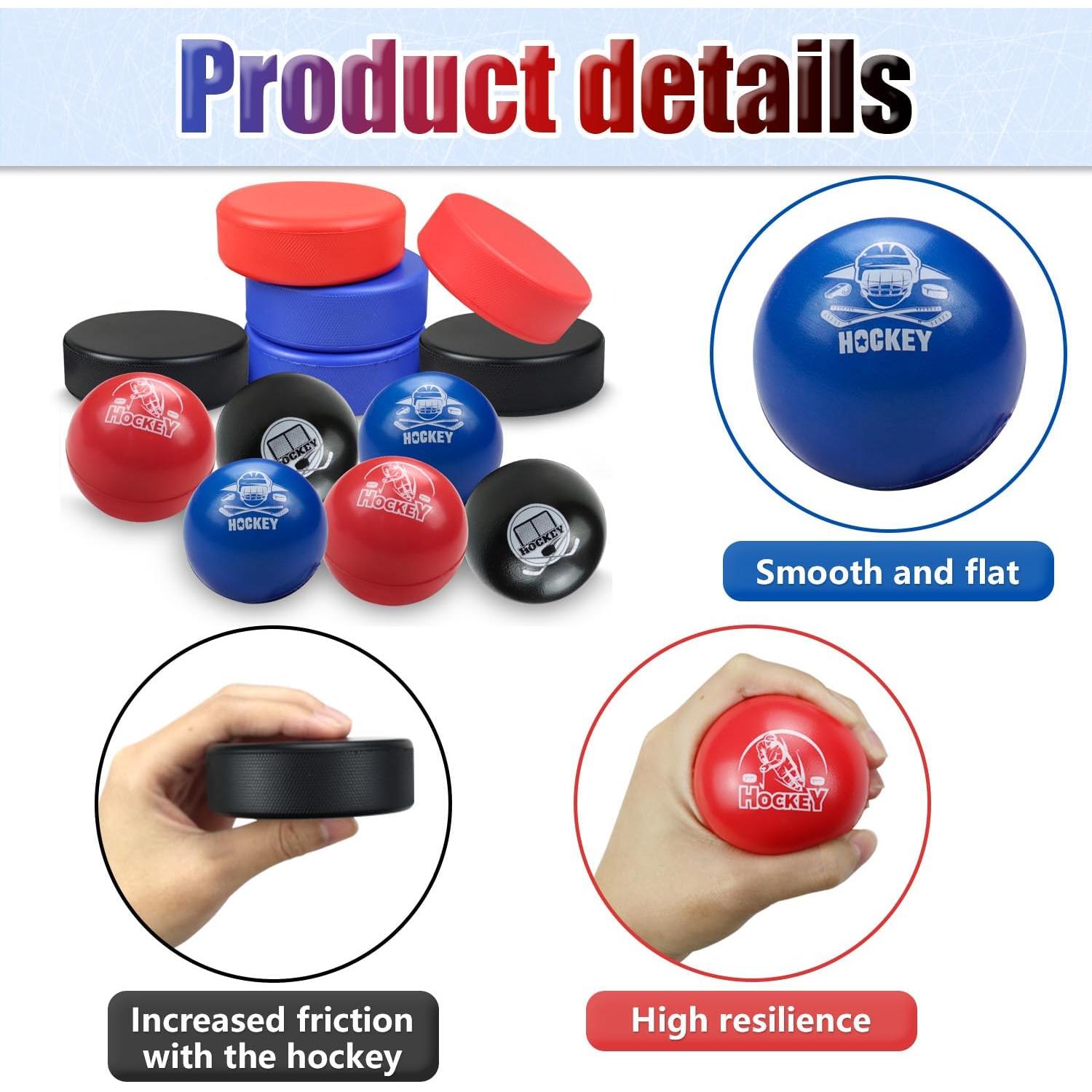 Pelotas de Hockey de Espuma APUXXJUPA - 12 Unidades 6.5 cm