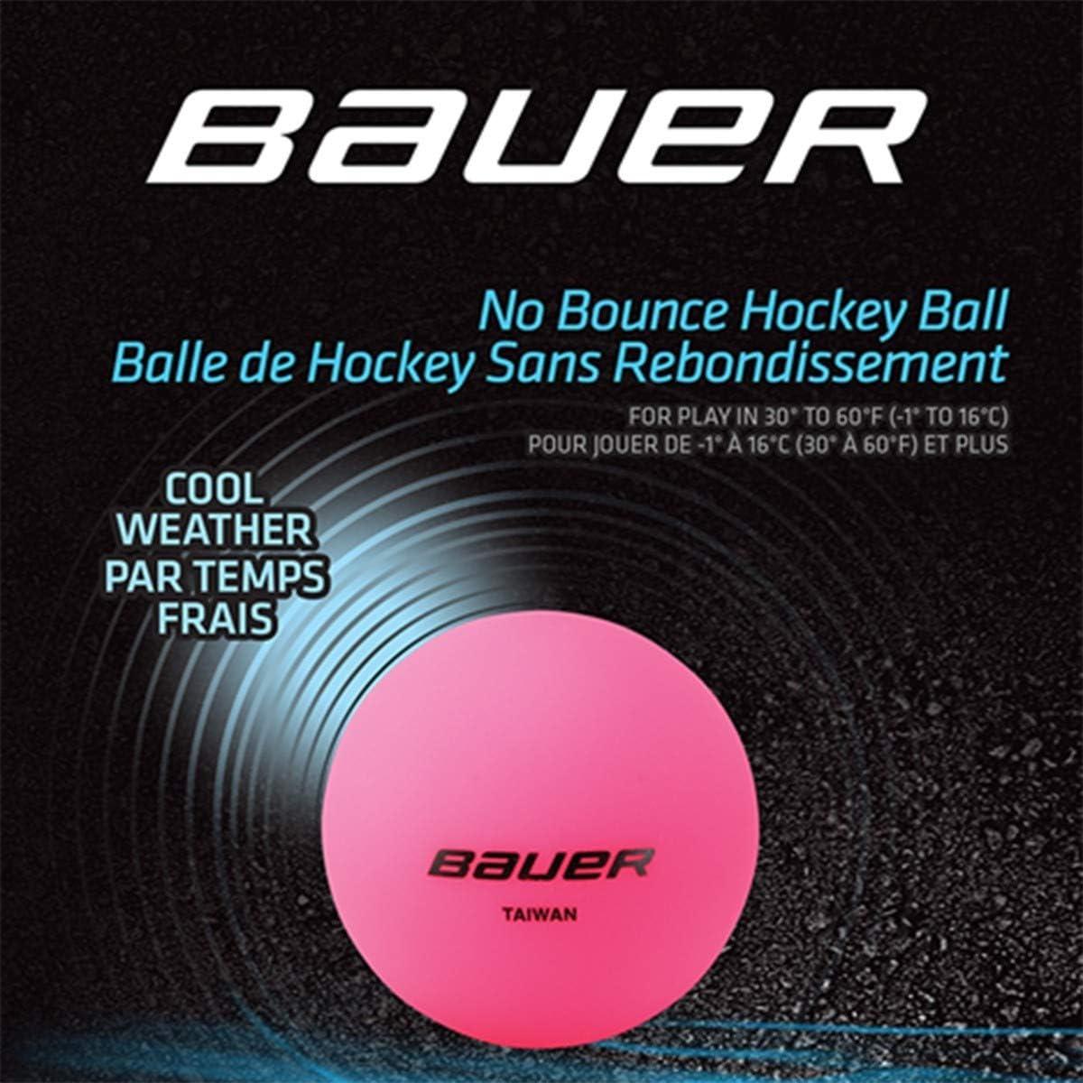 Pelotas de Hockey Calle Bauer Rosa 4 Pack Sin Rebote