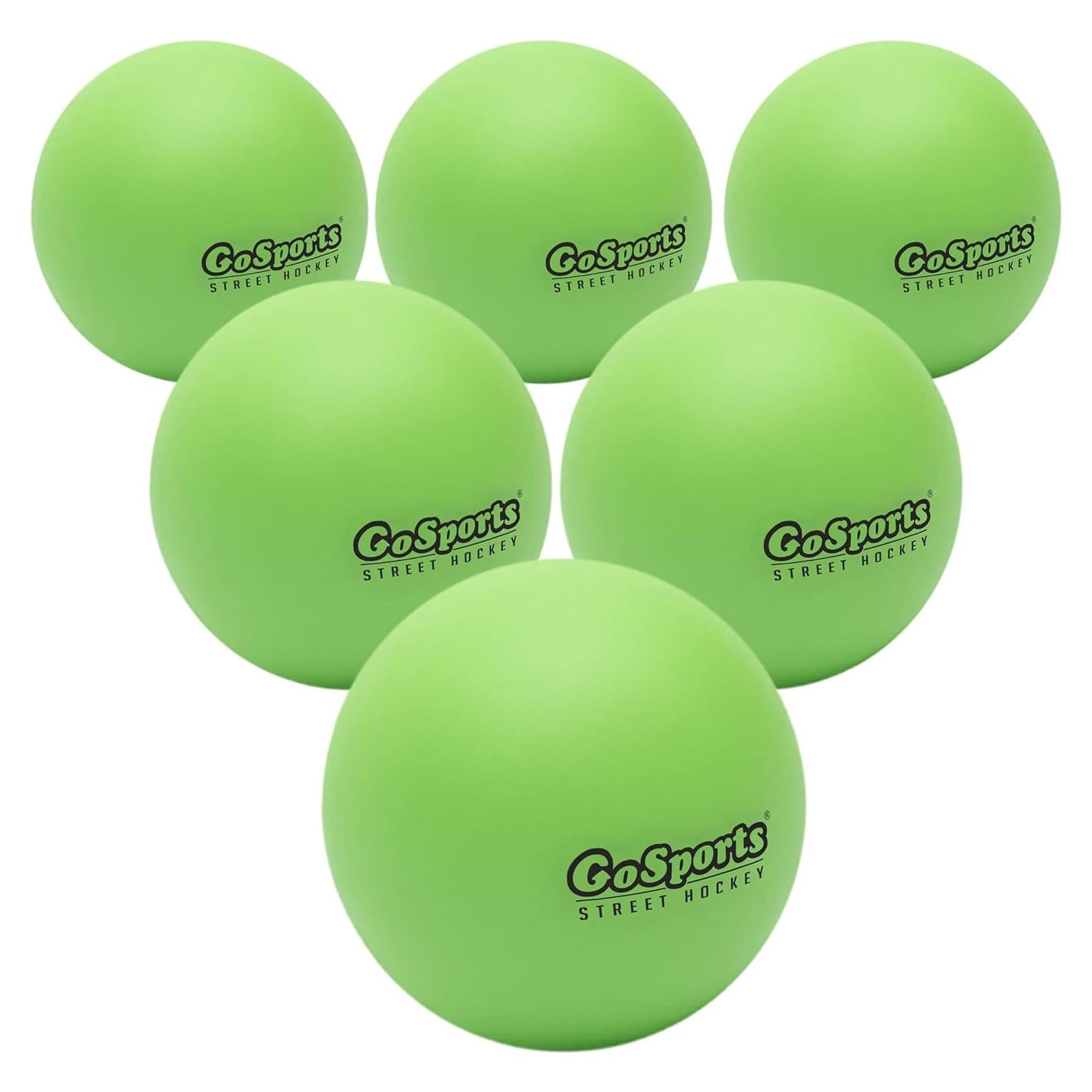 Pelotas de Hockey Callejero GoSports - Paquete de 6 Unidades