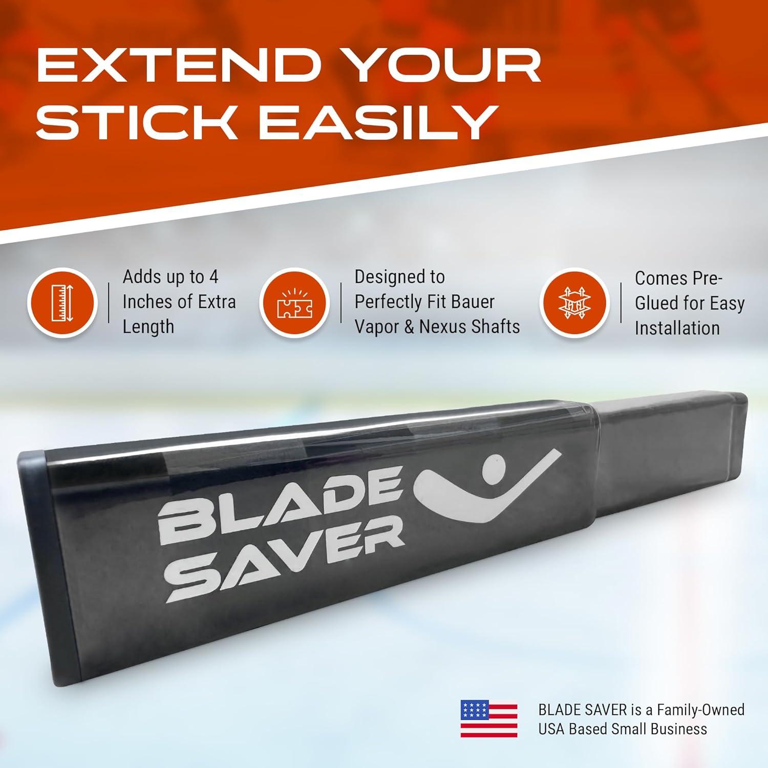 Extensión de Palo de Hockey BLADE SAVER para Bauer Vapor/Nexus 10.16 cm