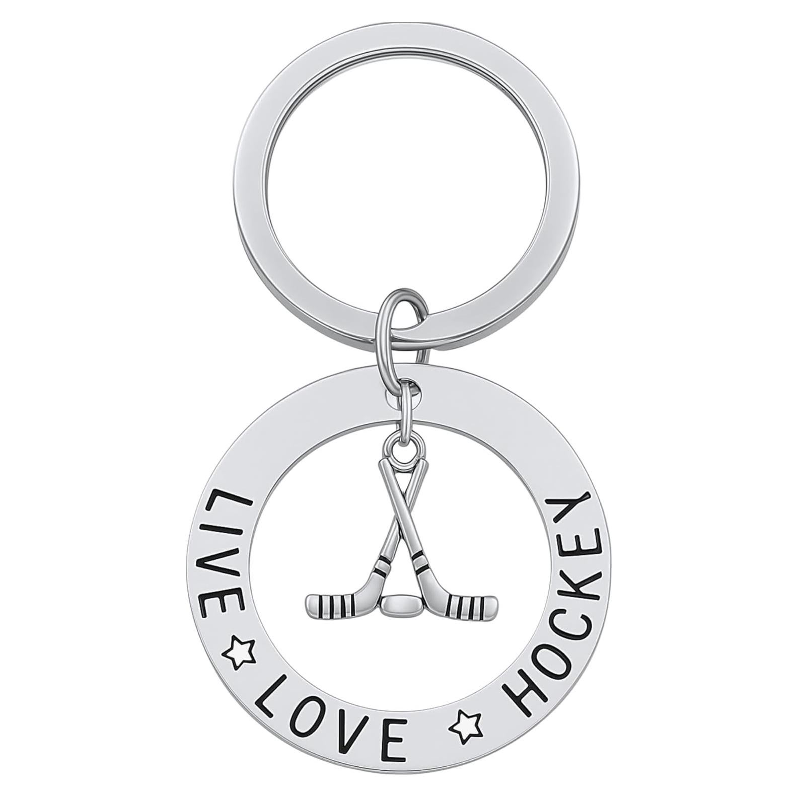 Llavero de Hockey Colección Infinita con Encanto Plata