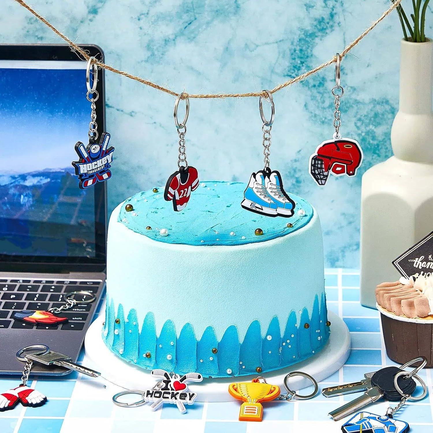 Llaveros de Hockey Taiyin - 36 Piezas, 9 Diseños Diversos