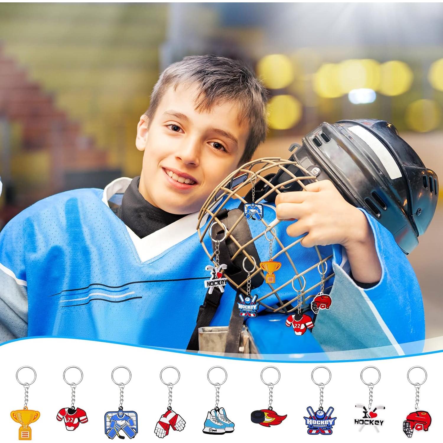 Llaveros de Hockey Taiyin - 36 Piezas, 9 Diseños Diversos