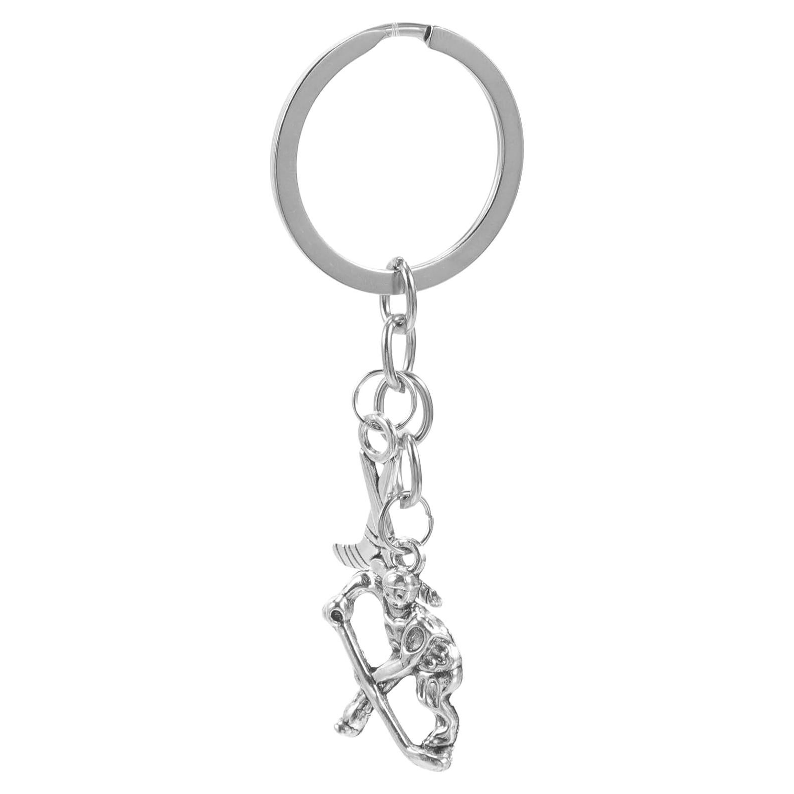 Llavero de Metal Mipcase Hockey sobre Hielo 8x3cm Unisex