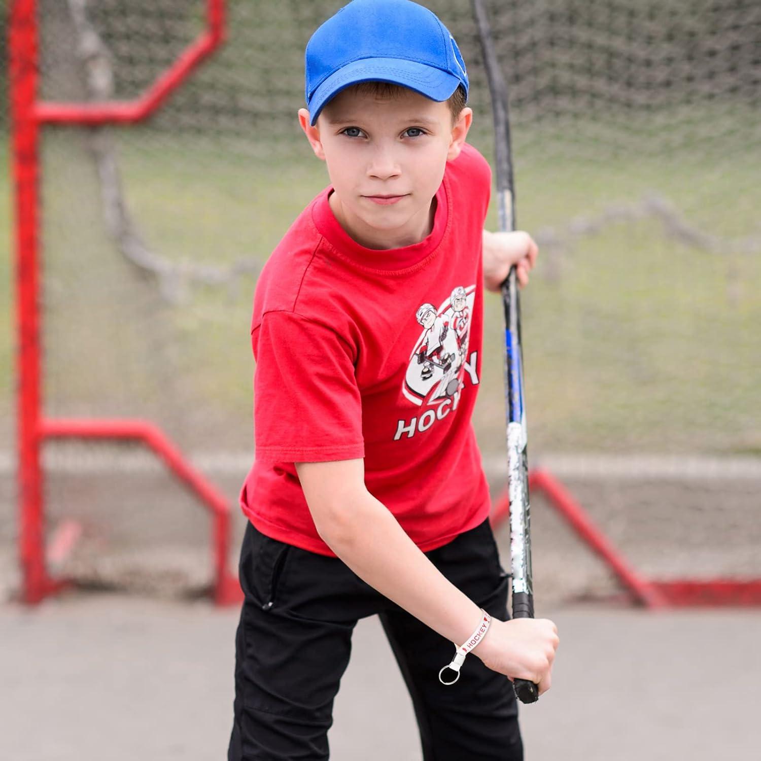 30 Llaveros Motivacionales de Hockey Inbagi - Silicona y Metal