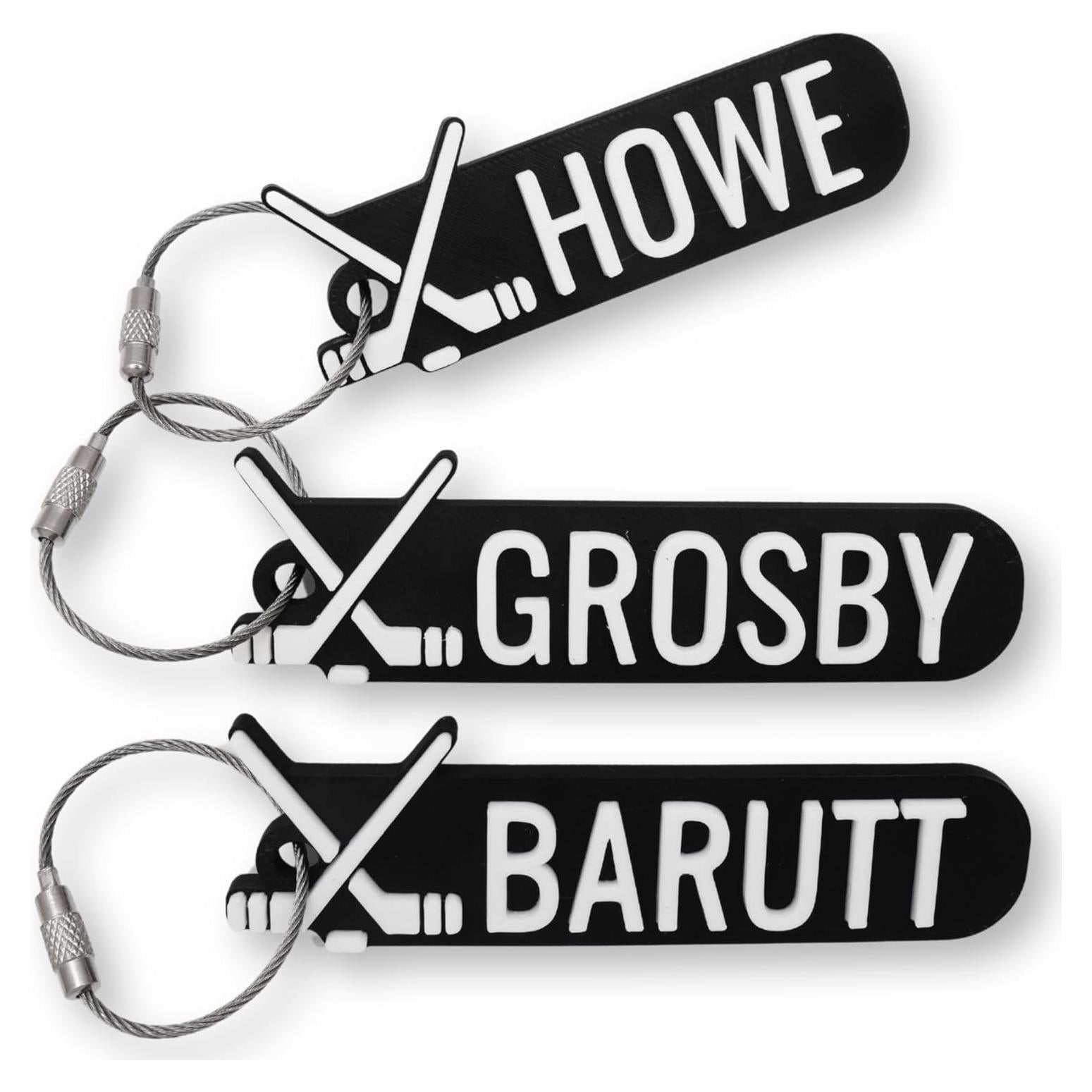 Llavero Personalizado de Hockey con Nombre - Regalo Único