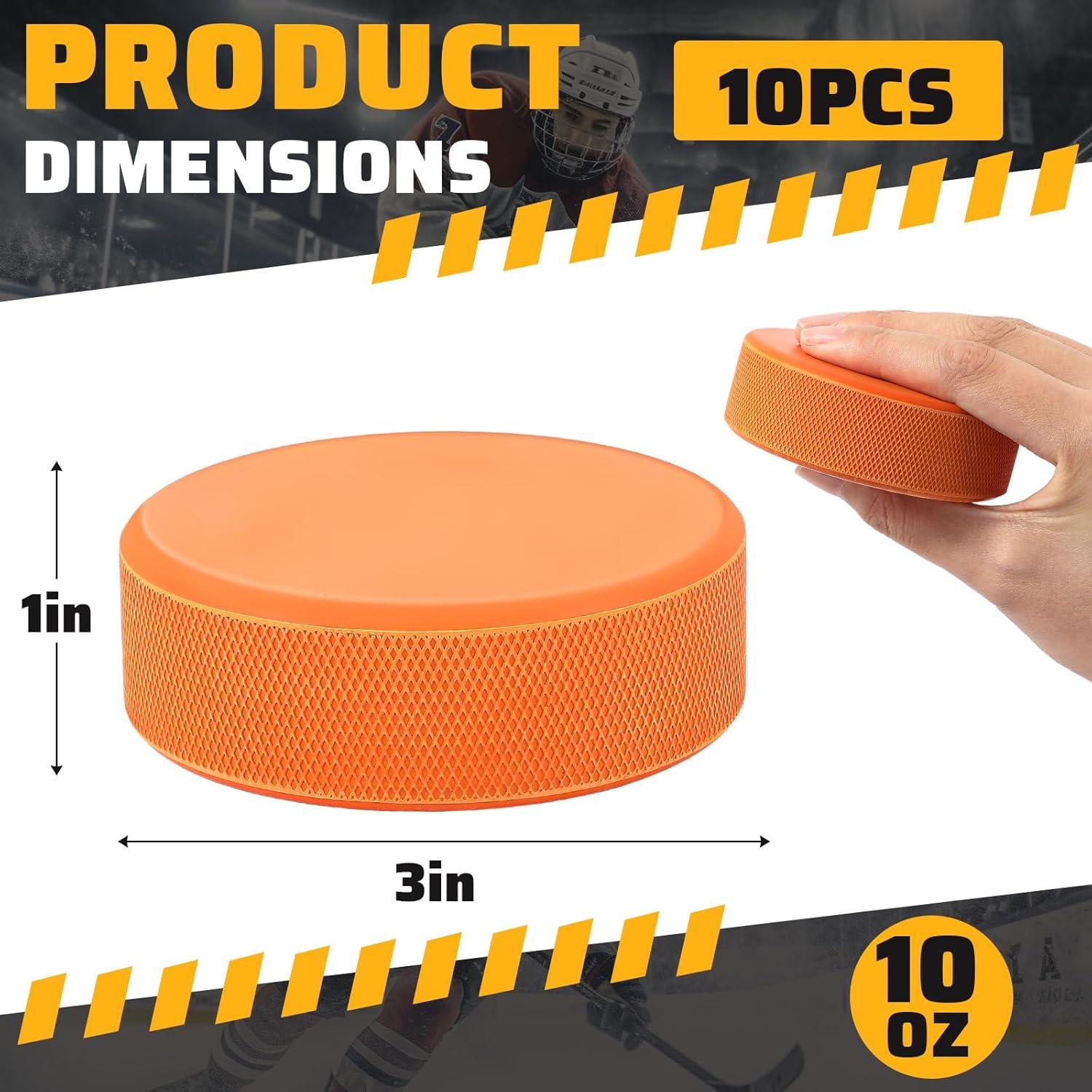 Pucks de Hockey con Peso ShinyRelief 10 oz - Set de 6