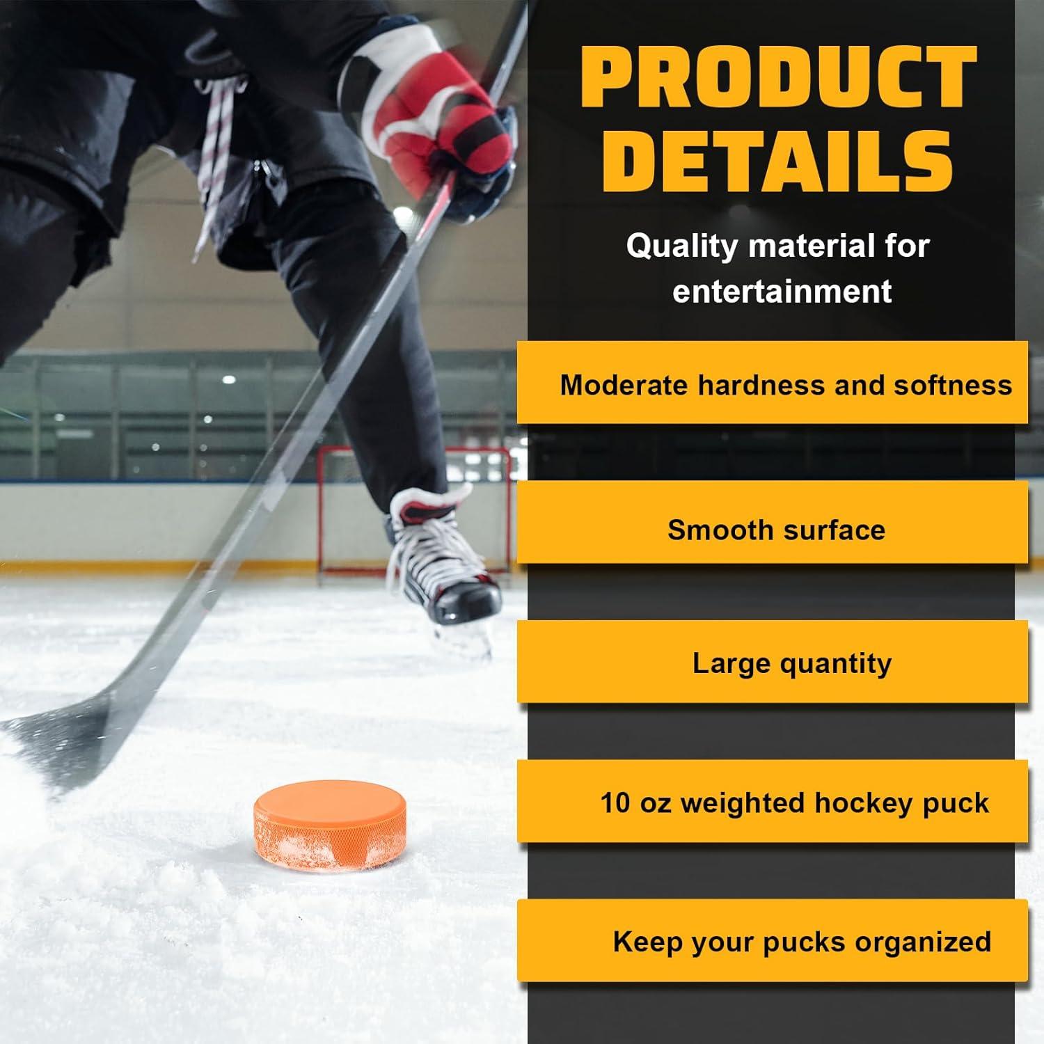 Pucks de Hockey con Peso ShinyRelief 10 oz - Set de 6