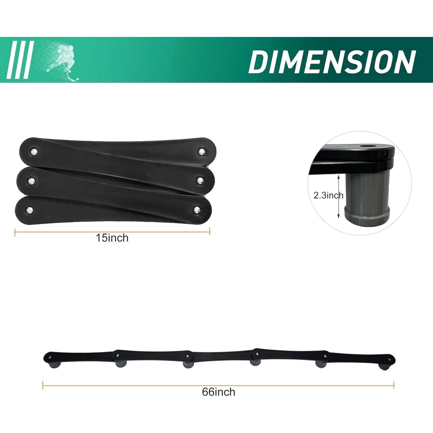 Entrenador de Hockey Fenduoer FIH-Parent - Herramienta Ajustable 5 Secciones