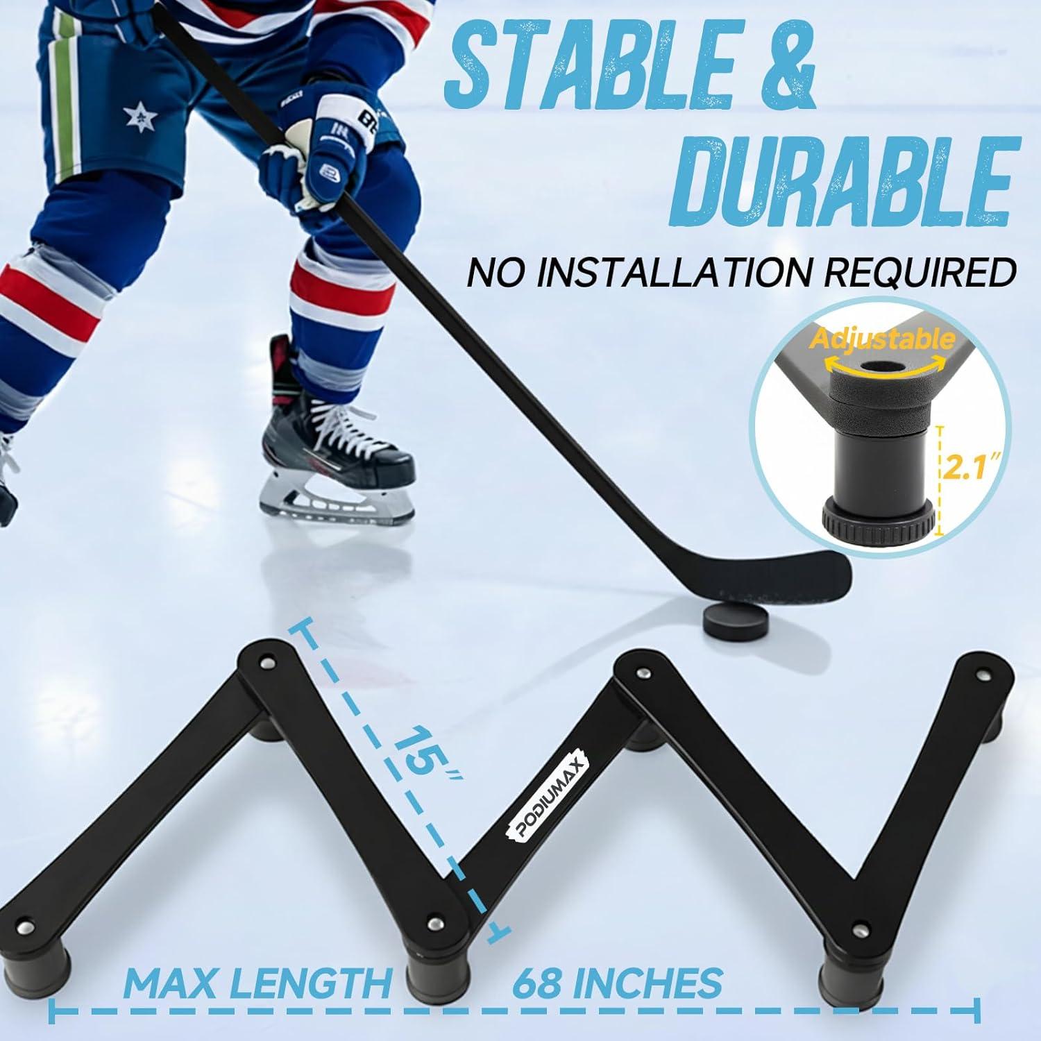 Entrenador de Stick de Hockey PodiuMax 5 Secciones ABS 0.77kg