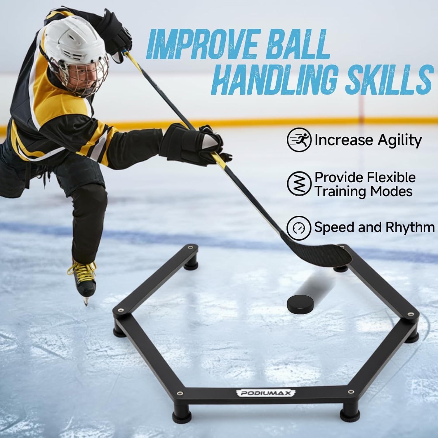 Entrenador de Stick de Hockey PodiuMax 5 Secciones ABS 0.77kg